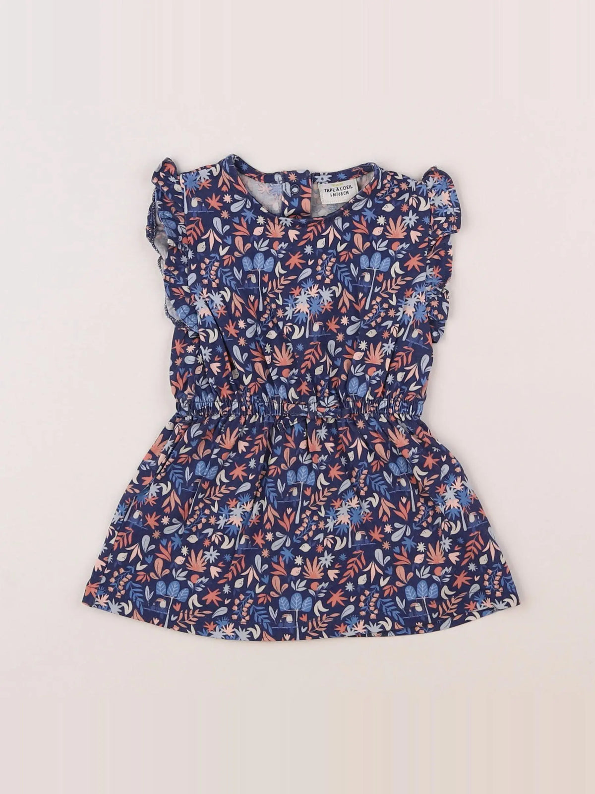 Tape à l'oeil - robe bleu - 6 mois