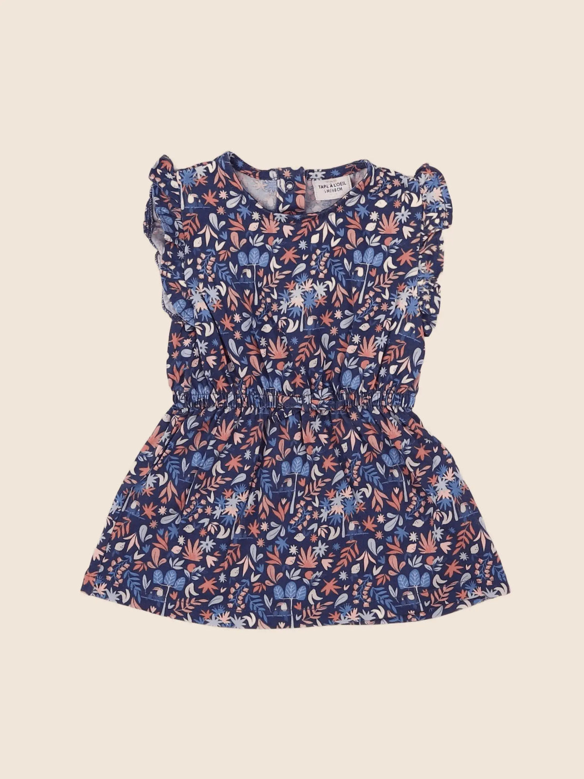 Tape à l'oeil - robe bleu - 6 mois