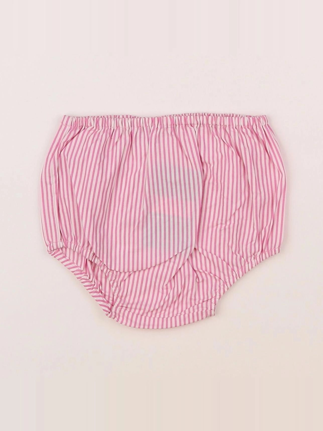 Jacadi - bloomer blanc, rose - 6 mois