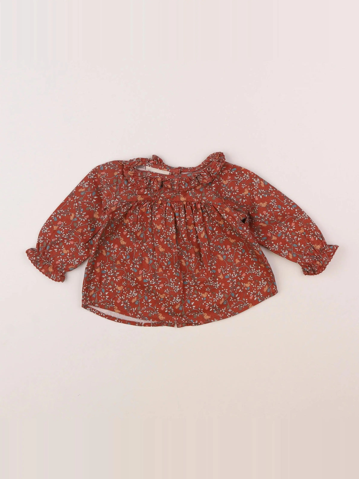 Arsène et les pipelettes - blouse multicolore - 6 mois