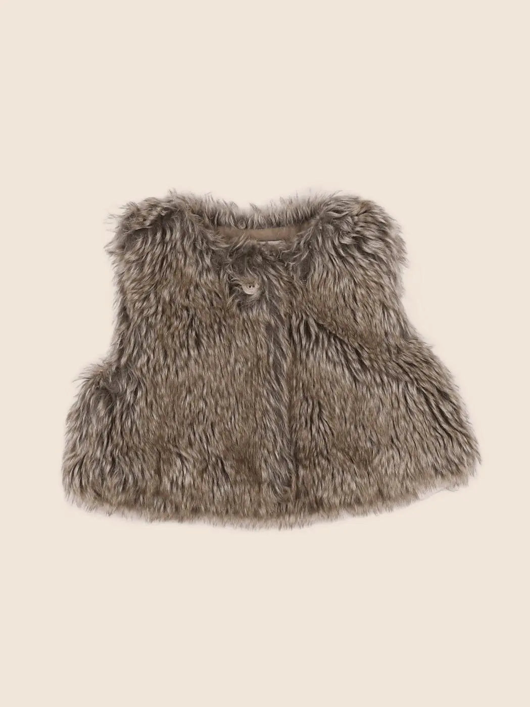 Vertbaudet - gilet beige - 9 mois