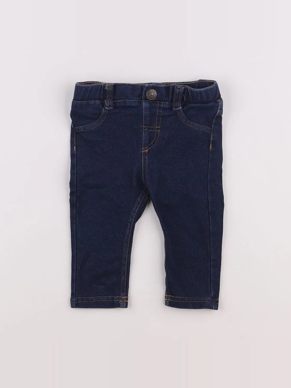H&M - jegging bleu - 3/6 mois