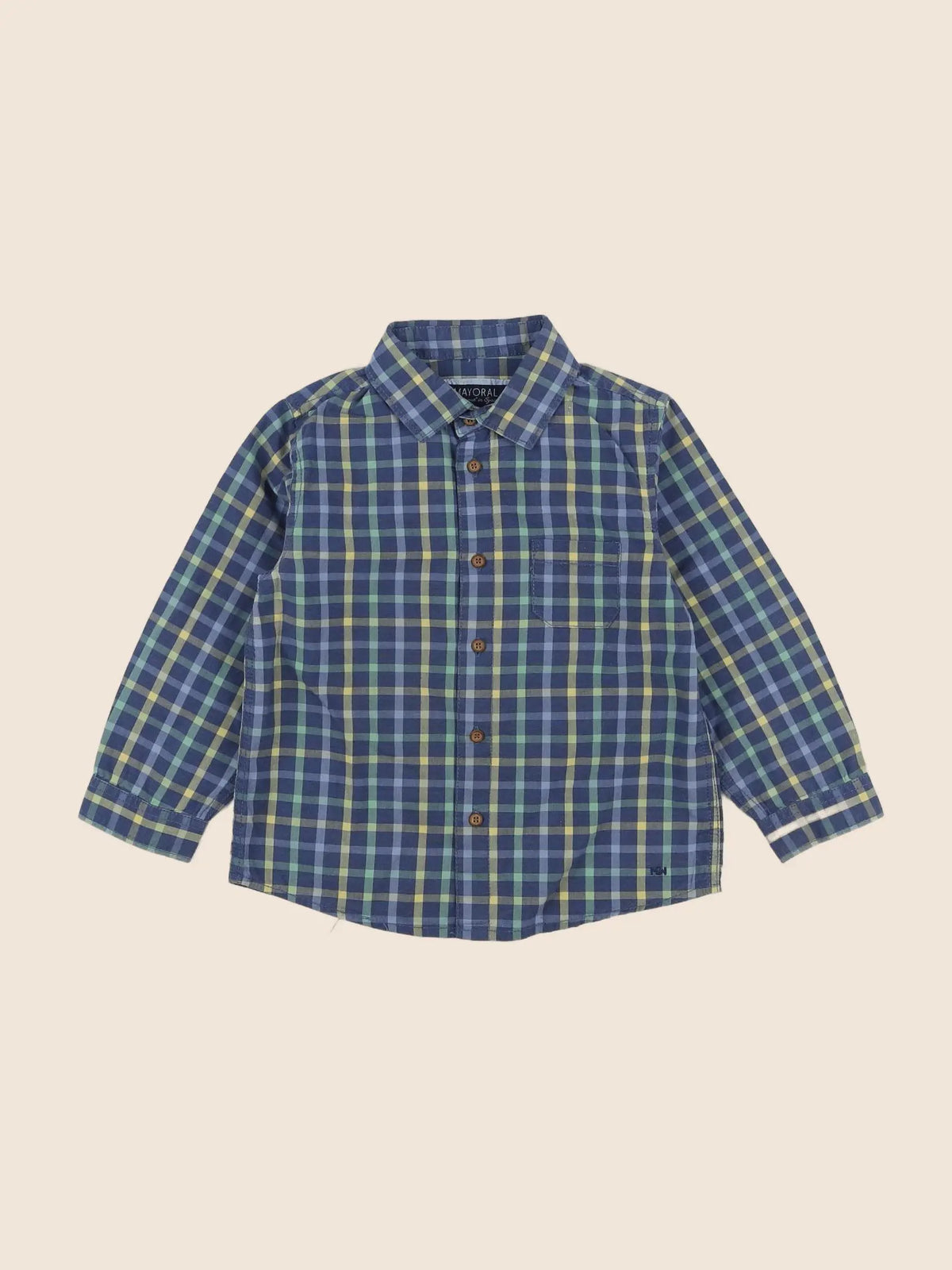 Mayoral - chemise bleu - 2 ans