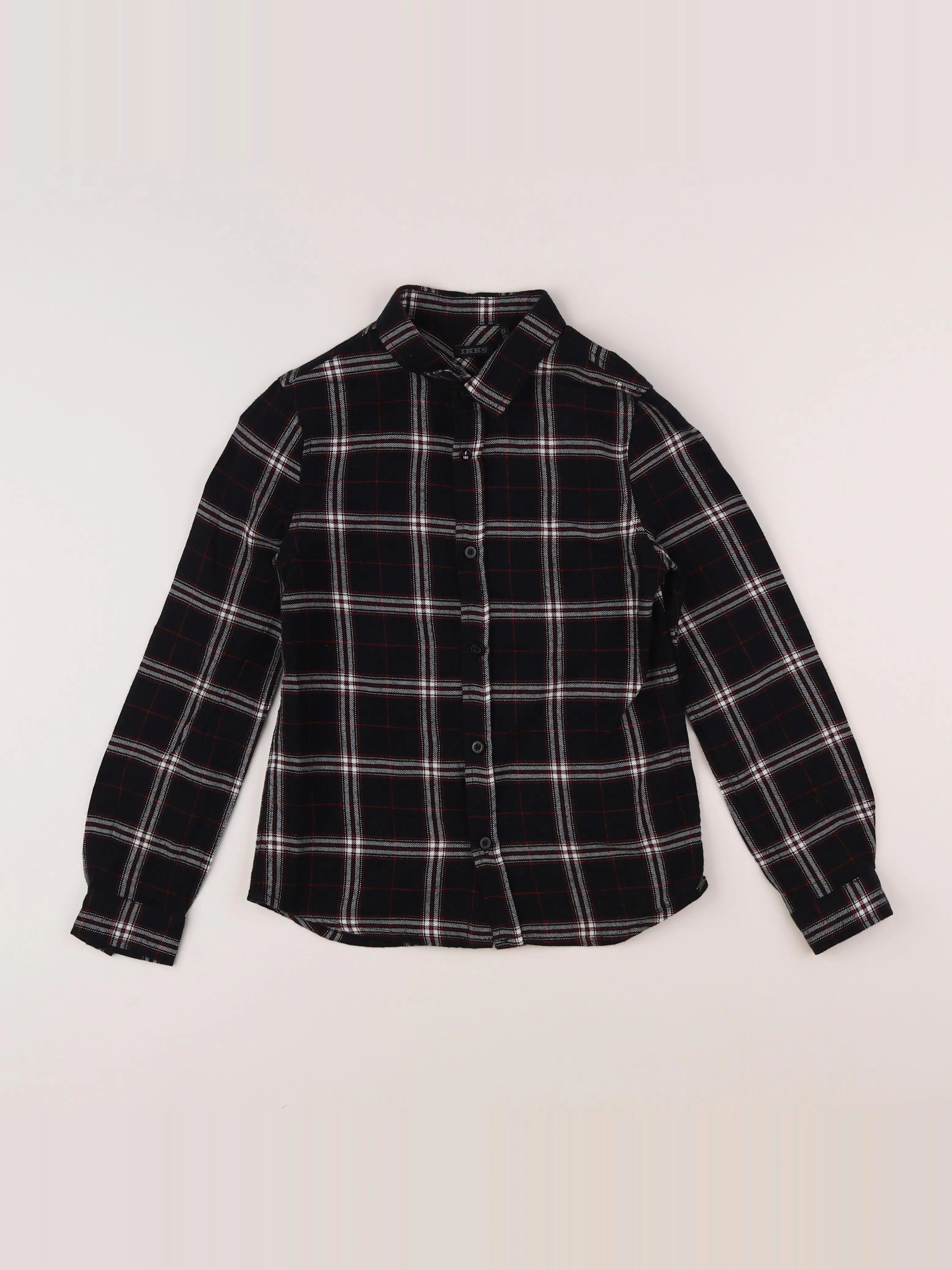 IKKS - chemise imprimé au dos noir - 8 ans