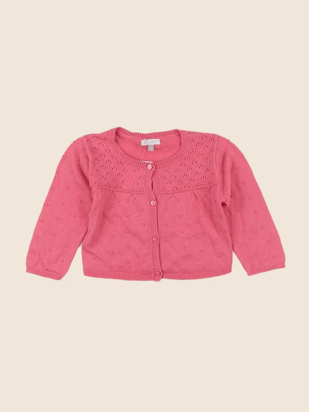 Absorba - gilet rose - 12 mois