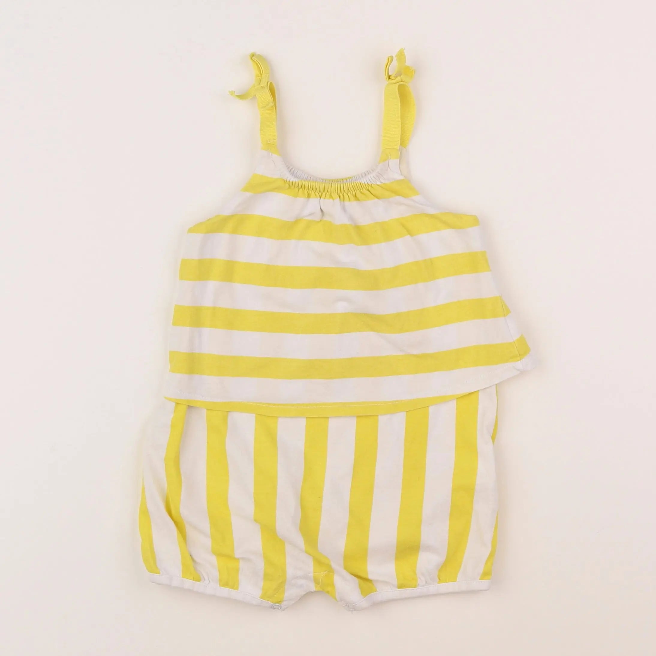 Vertbaudet - combinaison jaune - 6 mois
