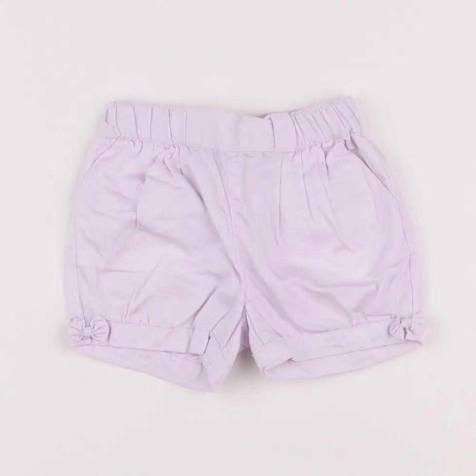 Vertbaudet - short violet - 18 mois