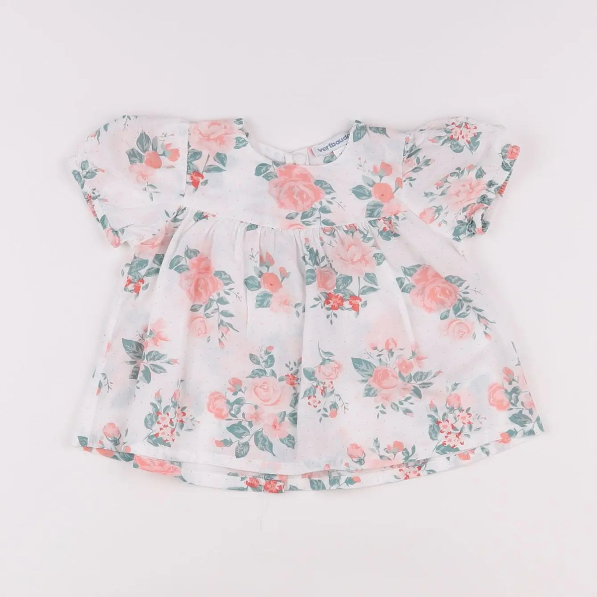 Vertbaudet - blouse rose - 12 mois