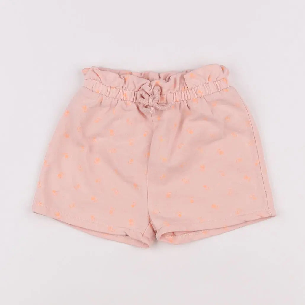 Vertbaudet - short rose - 12 mois