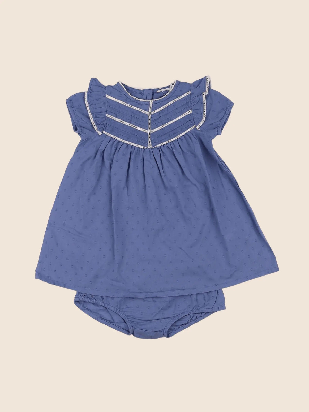 Boutchou - robe bleu - 12 mois