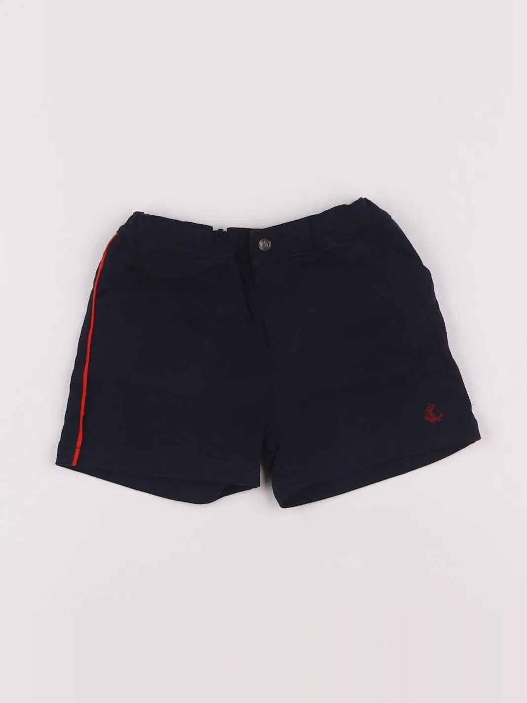 Petit Bateau - short bleu - 12 mois