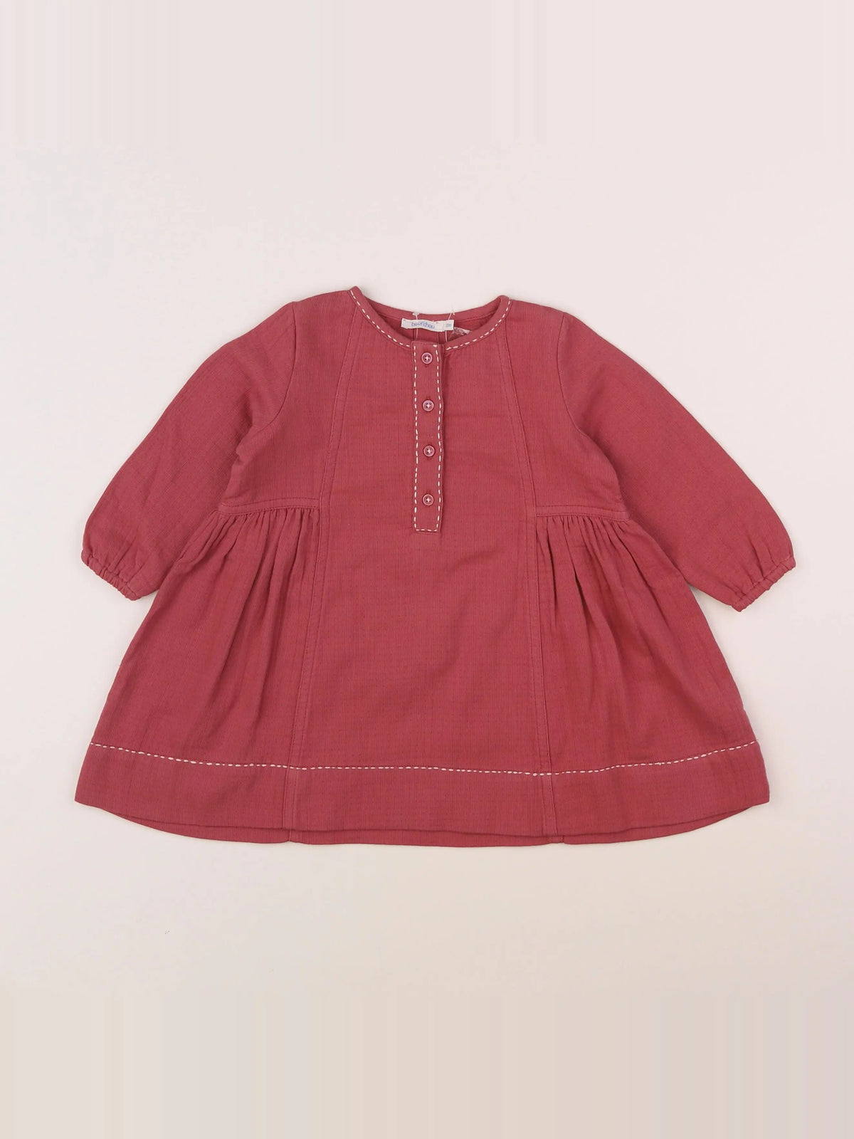 Boutchou - robe rose - 12 mois