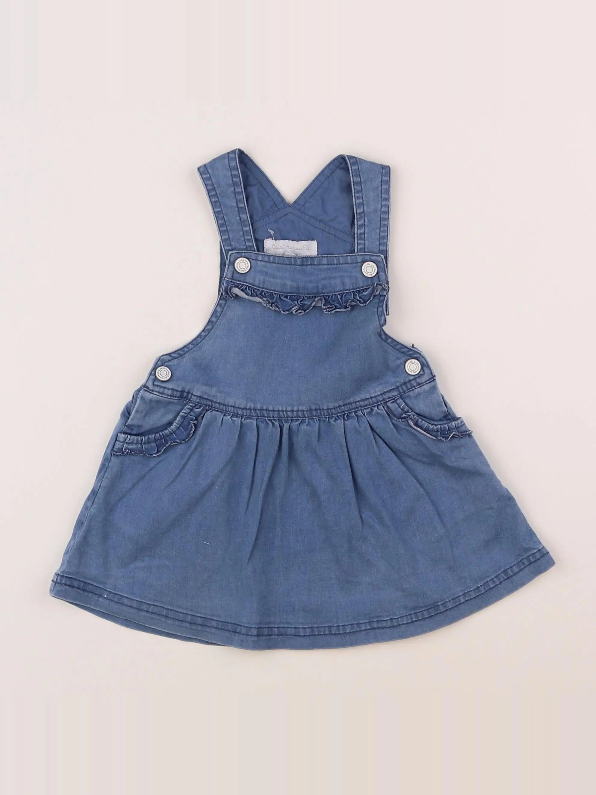 Cadet Rousselle - robe bleu - 12 mois