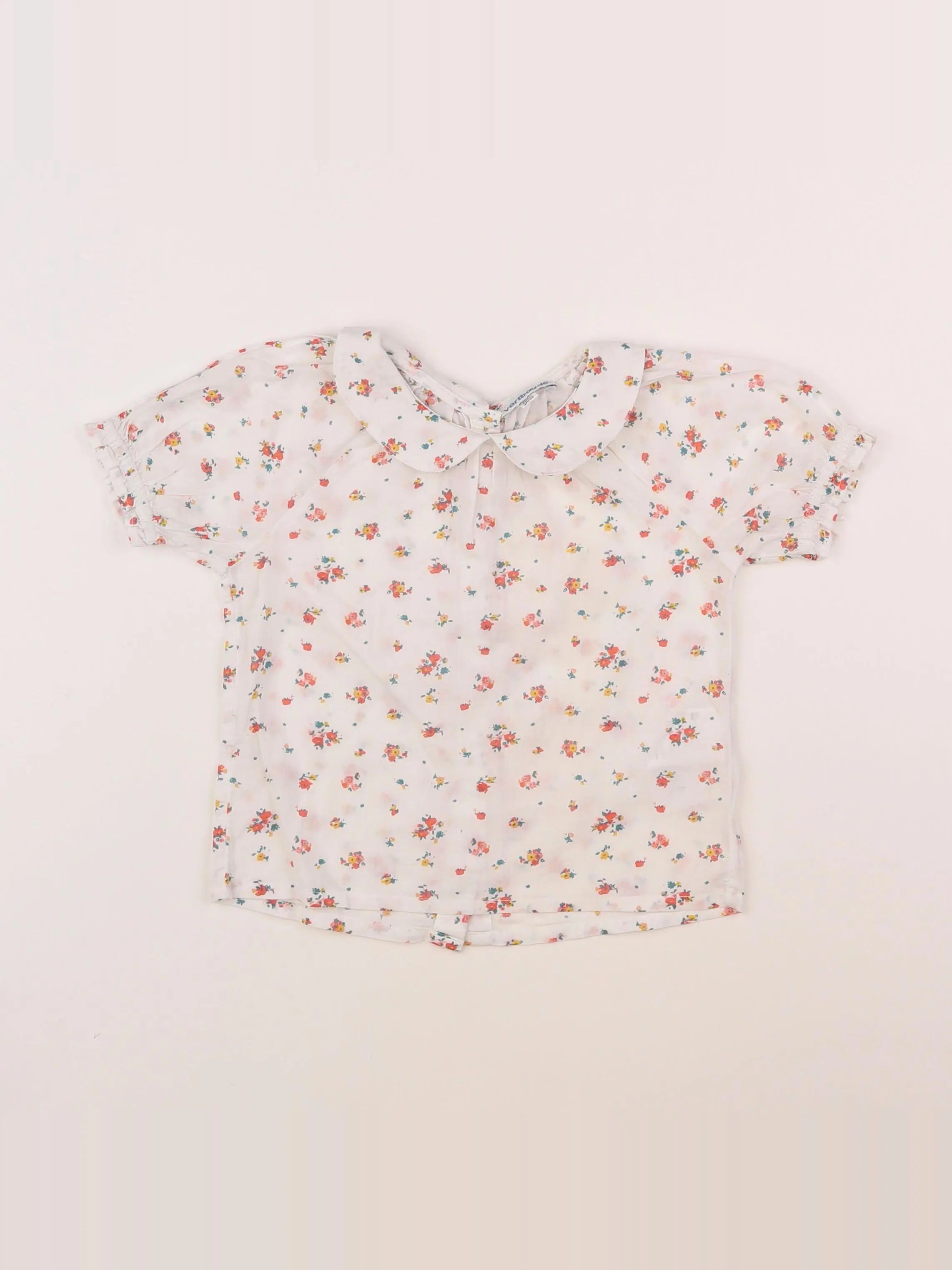 Vertbaudet - blouse blanc - 2 ans