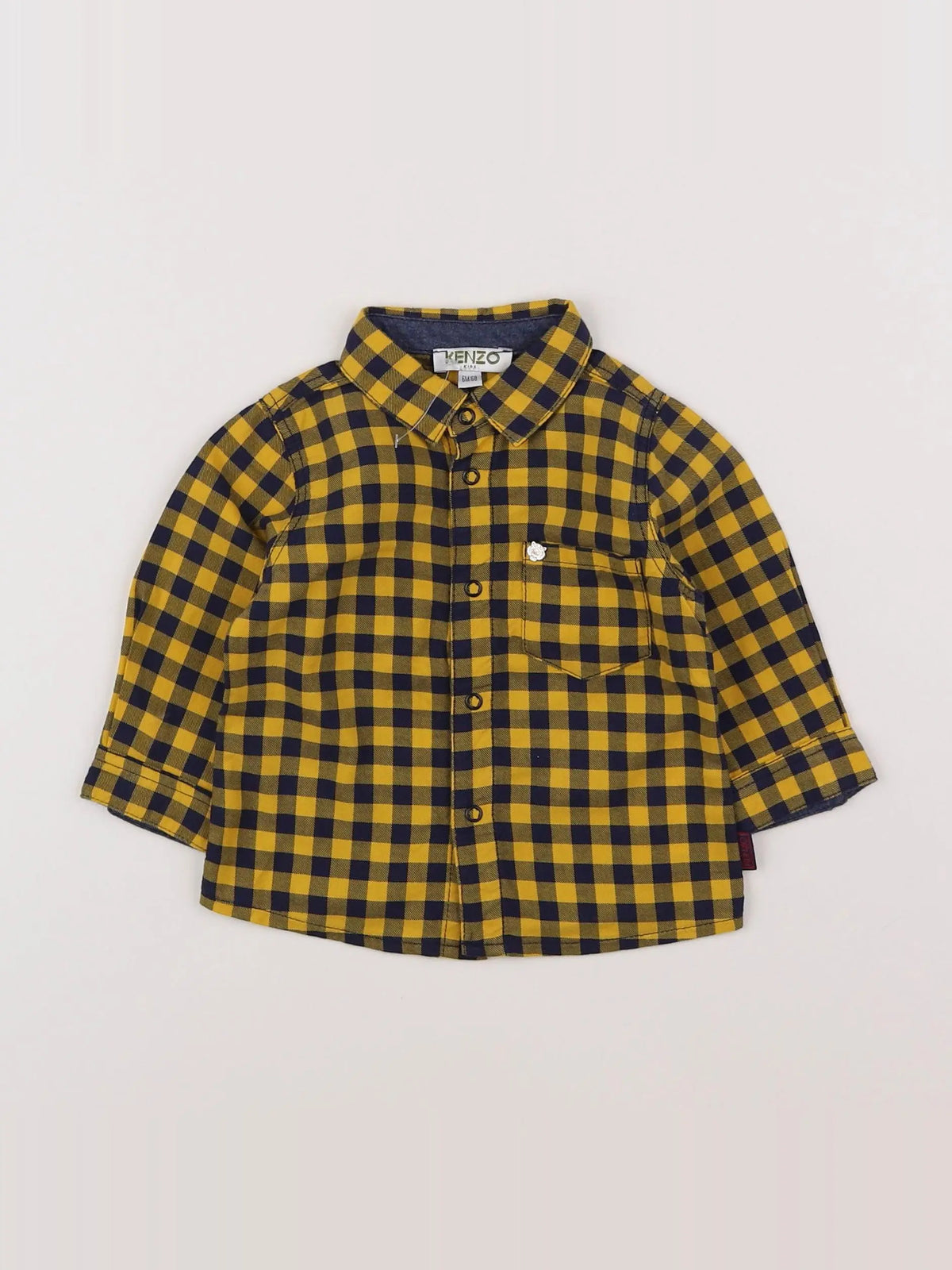 Kenzo - chemise bleu, jaune - 6 mois