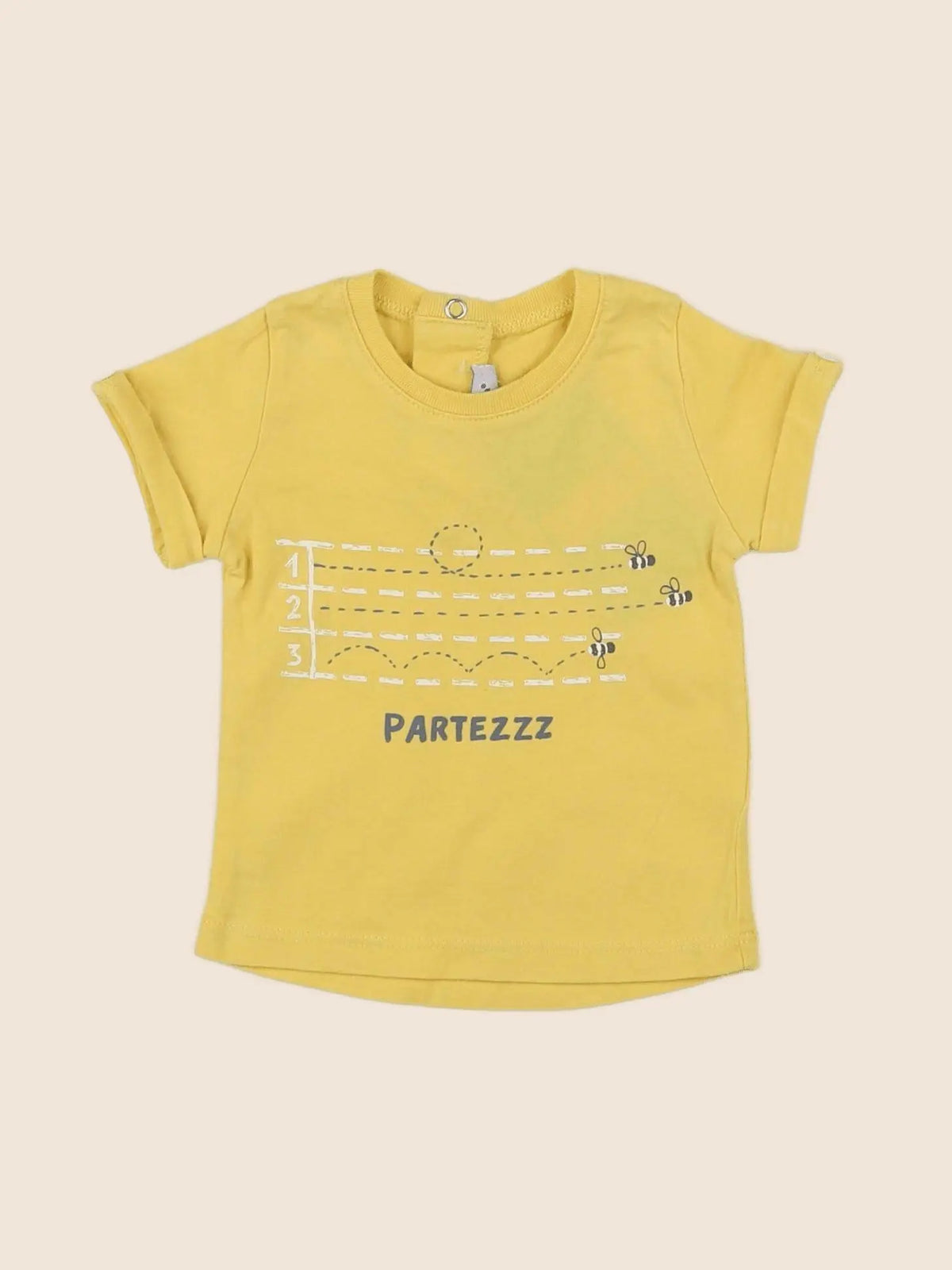 Absorba - tee-shirt jaune - 3 mois