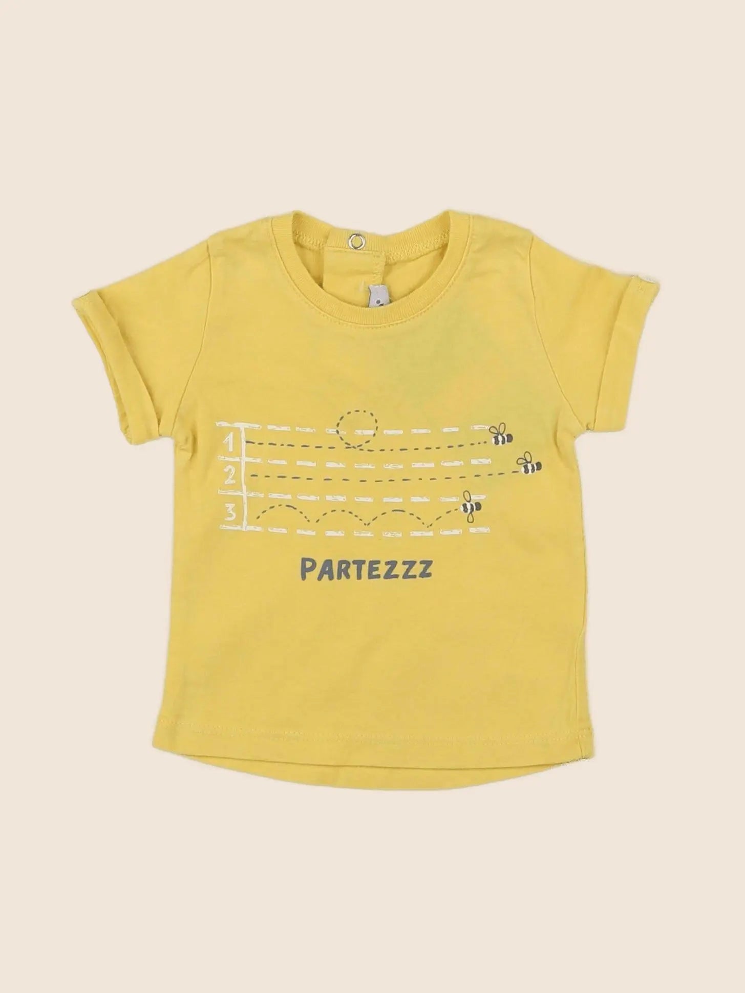 Absorba - tee-shirt jaune - 3 mois