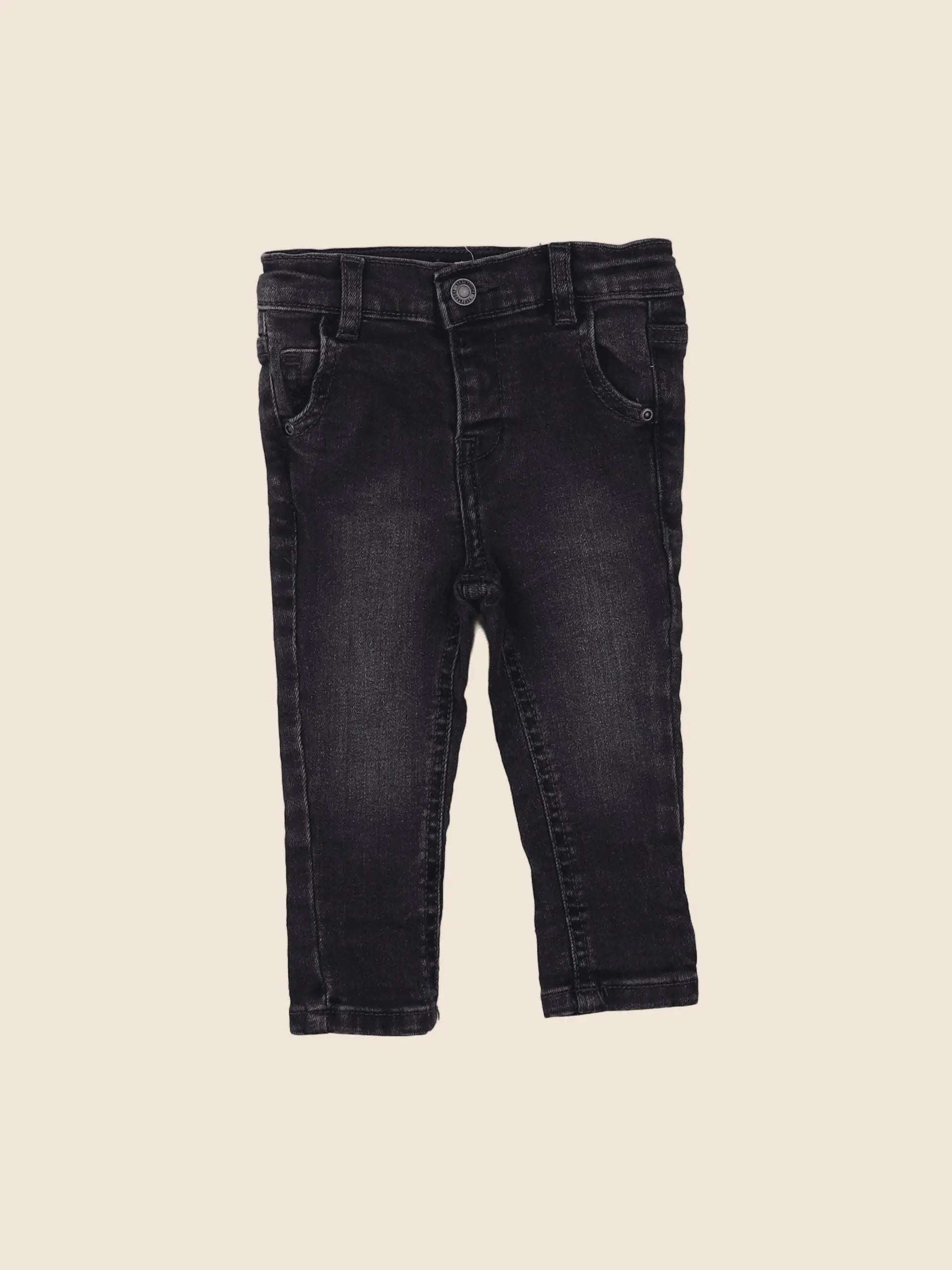 Vertbaudet - jean gris - 6 mois