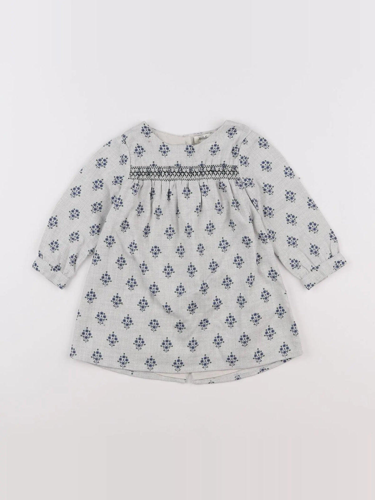 Natalys - robe gris - 12 mois