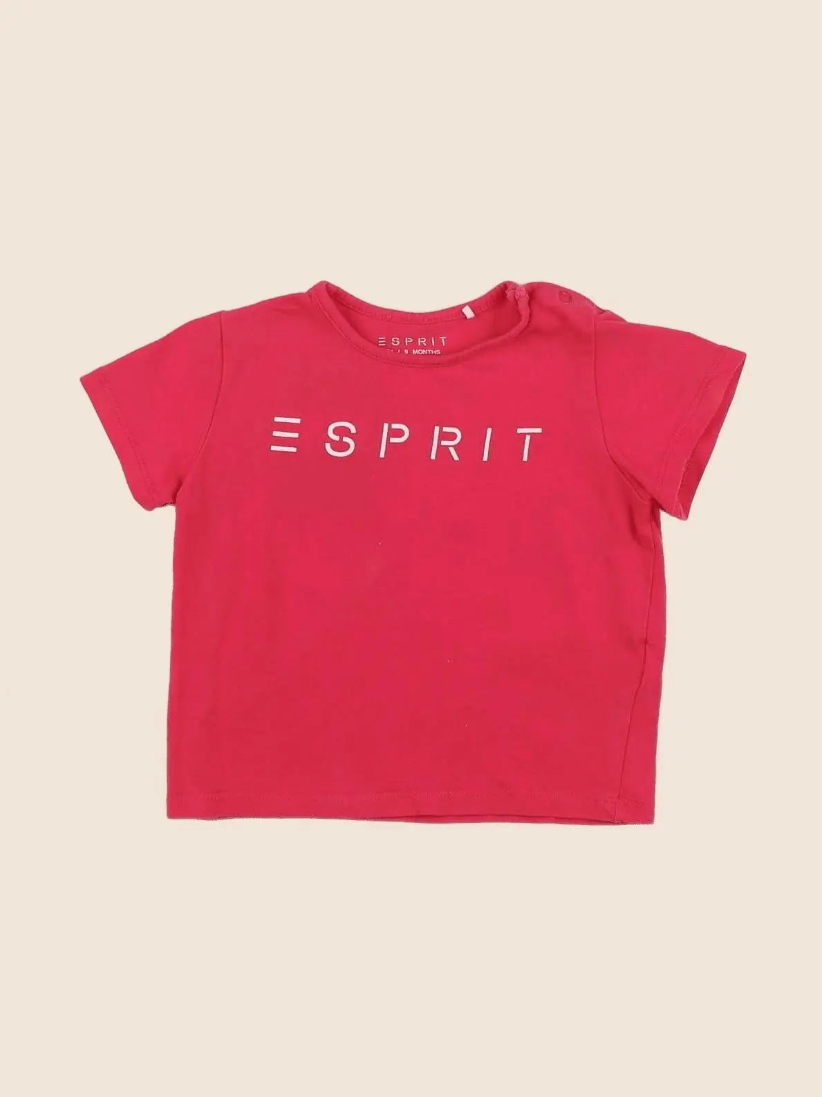 Esprit - tee-shirt rose - 9 mois