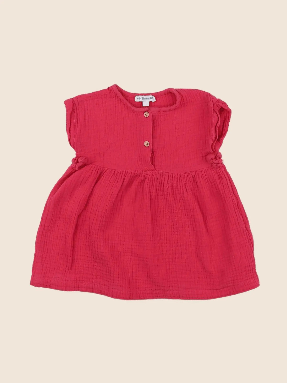 Vertbaudet - robe rose - 18 mois