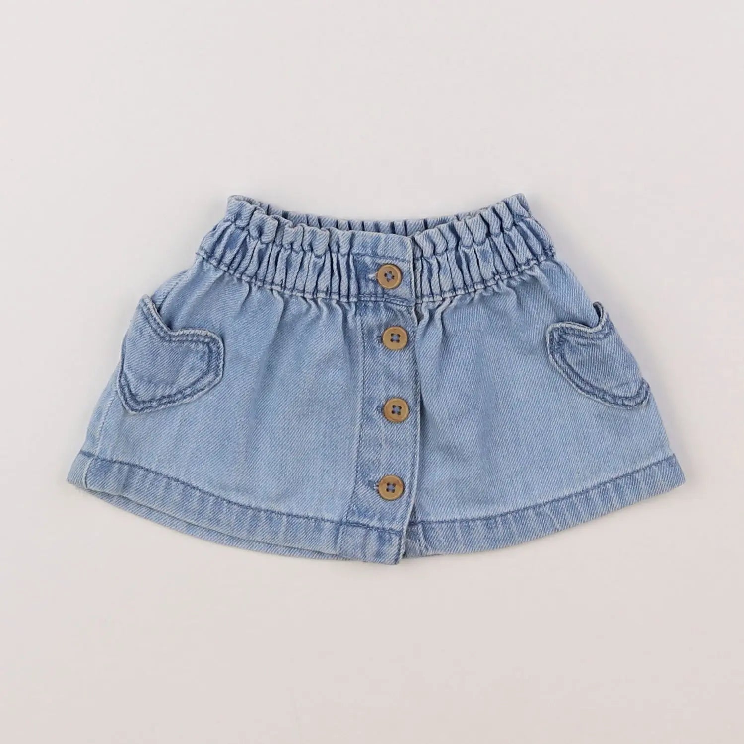 Vertbaudet - jupe bleu - 3 mois