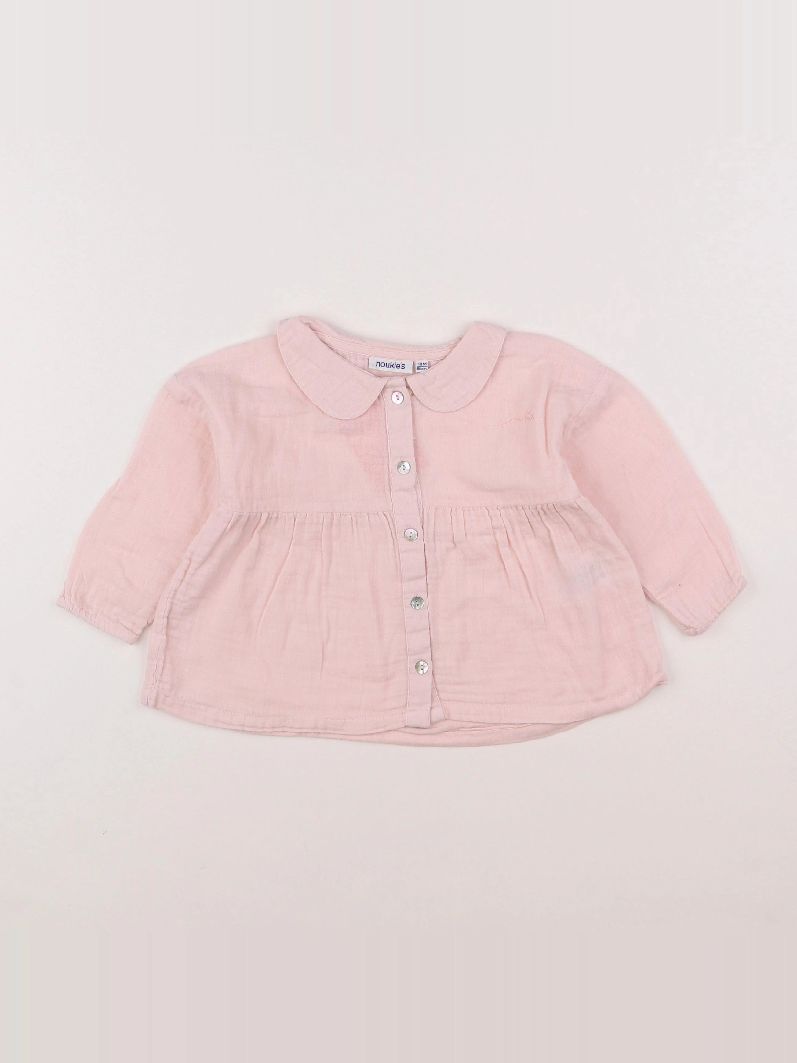 Noukie's - blouse rose - 18 mois
