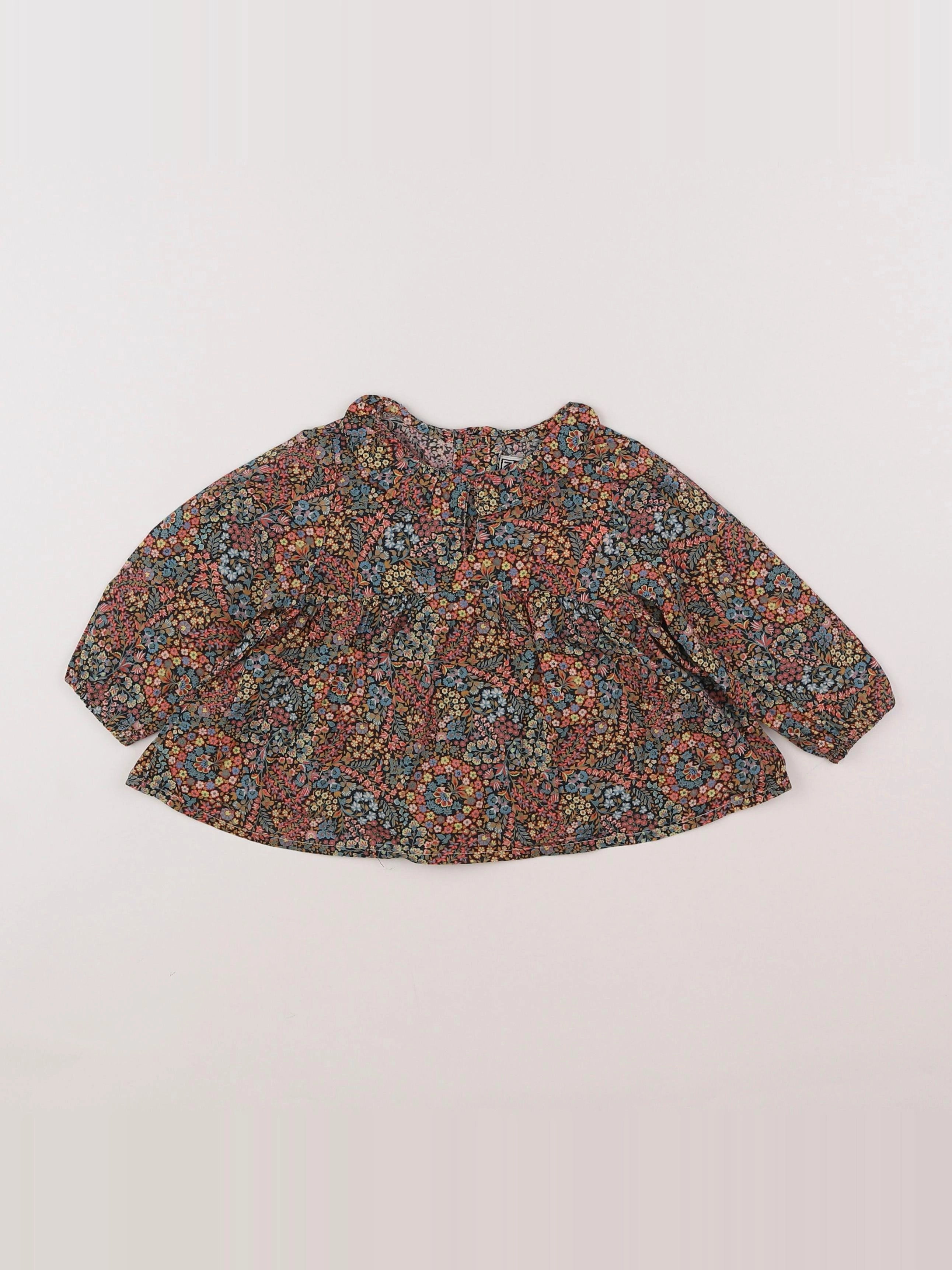 Bonton - blouse multicolore - 18 mois