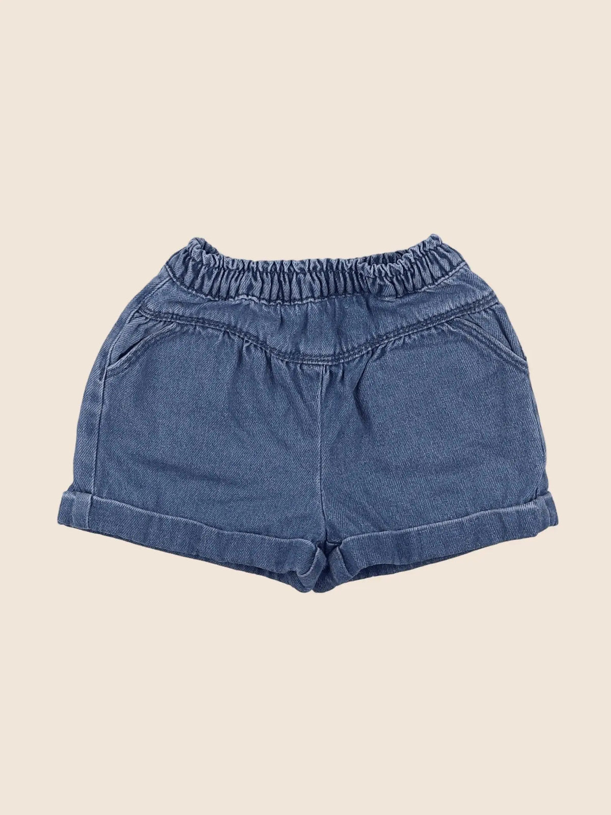 Vertbaudet - short bleu - 12 mois