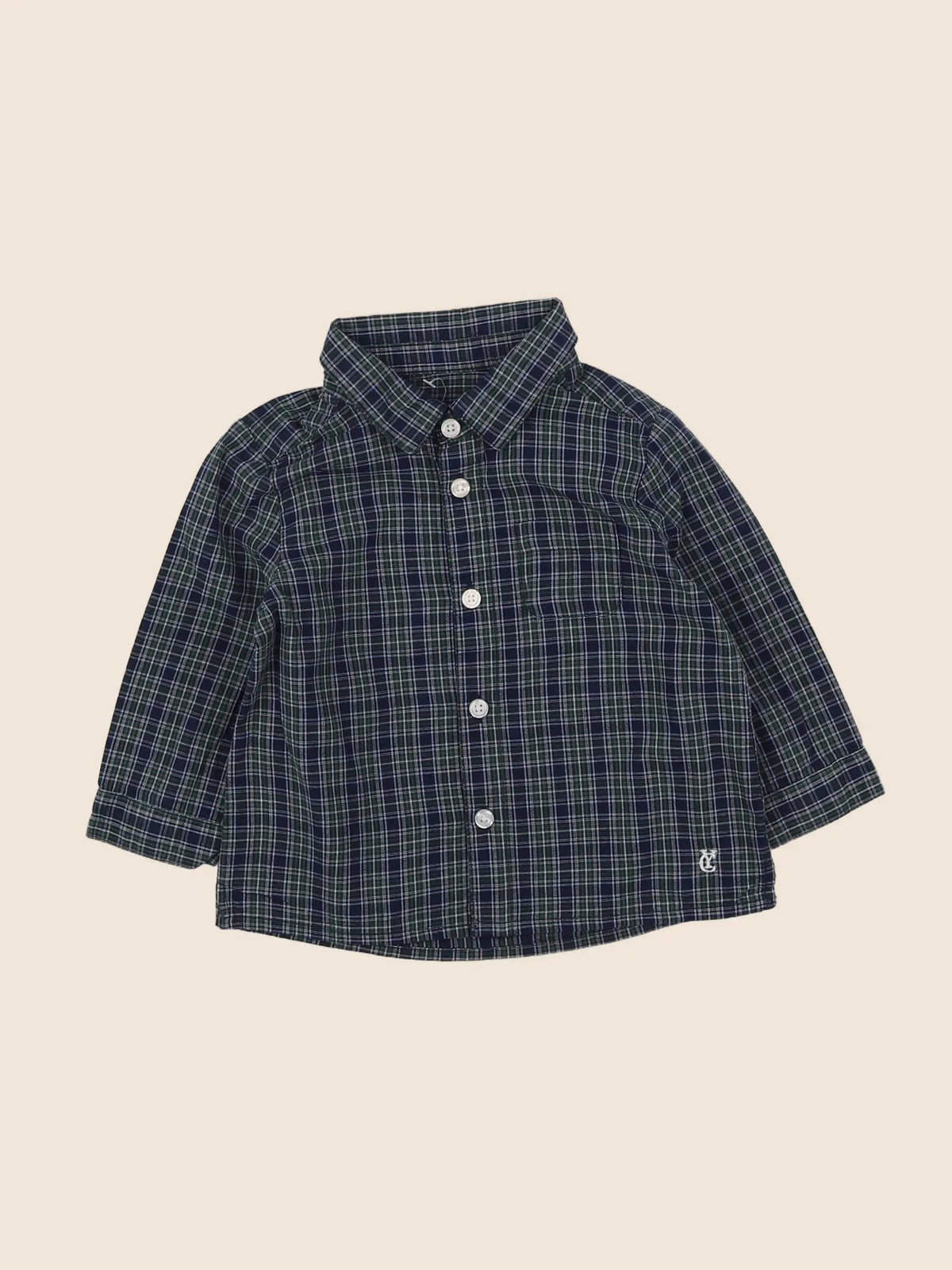Cyrillus - chemise vert - 12 mois