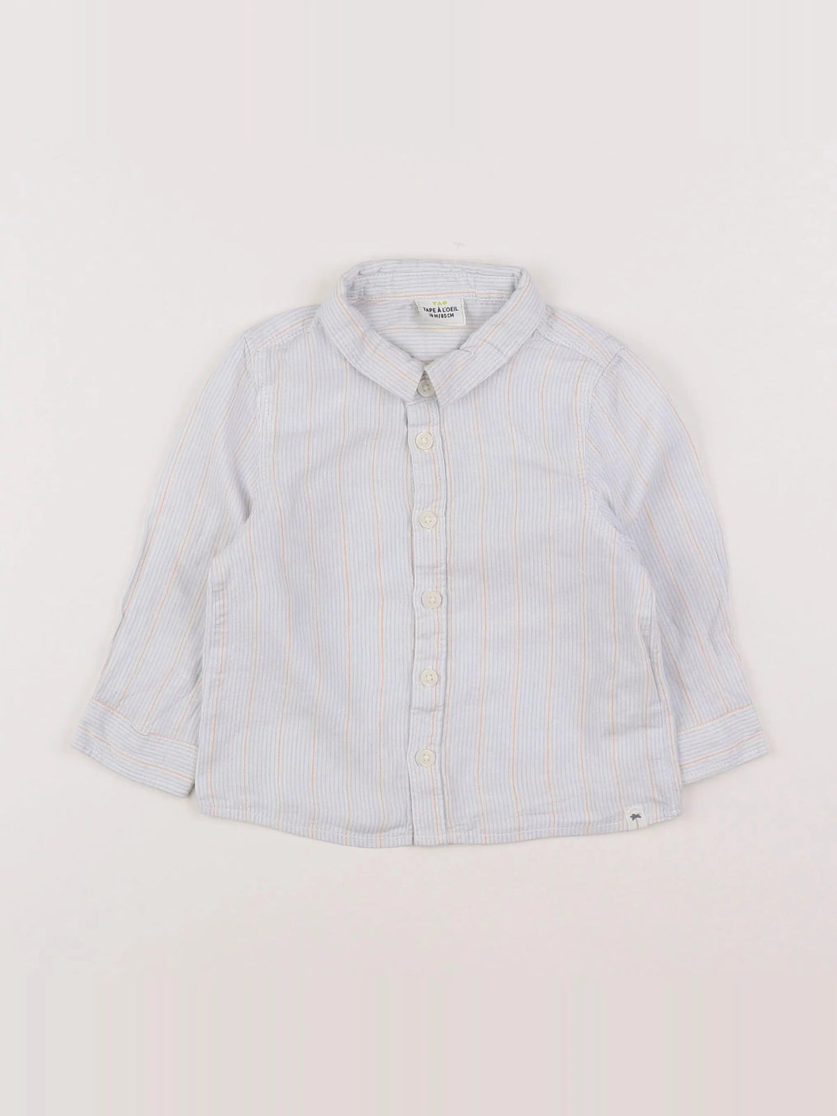 Tape à l'oeil - chemise bleu - 18 mois