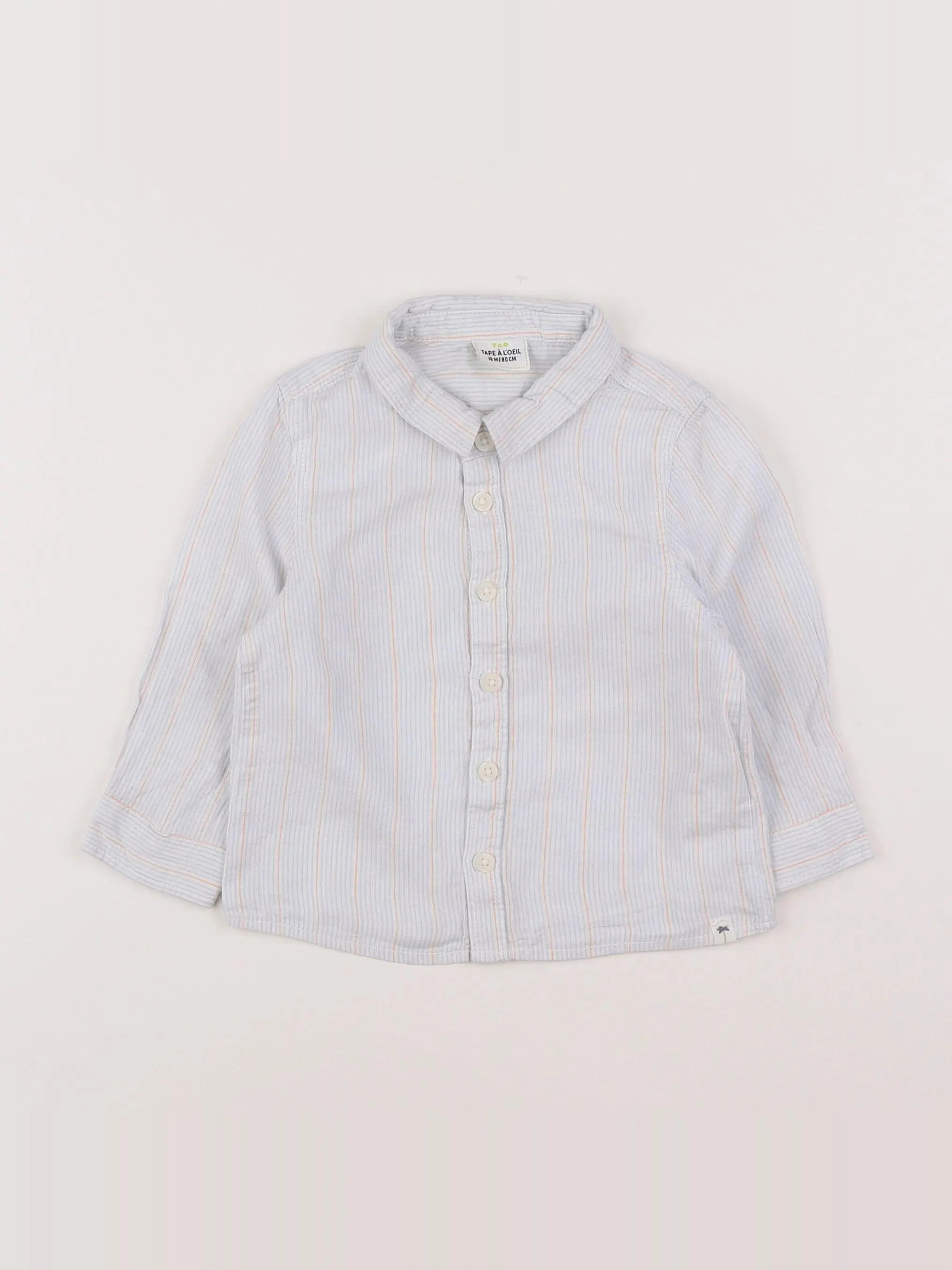 Tape à l'oeil - chemise bleu - 18 mois