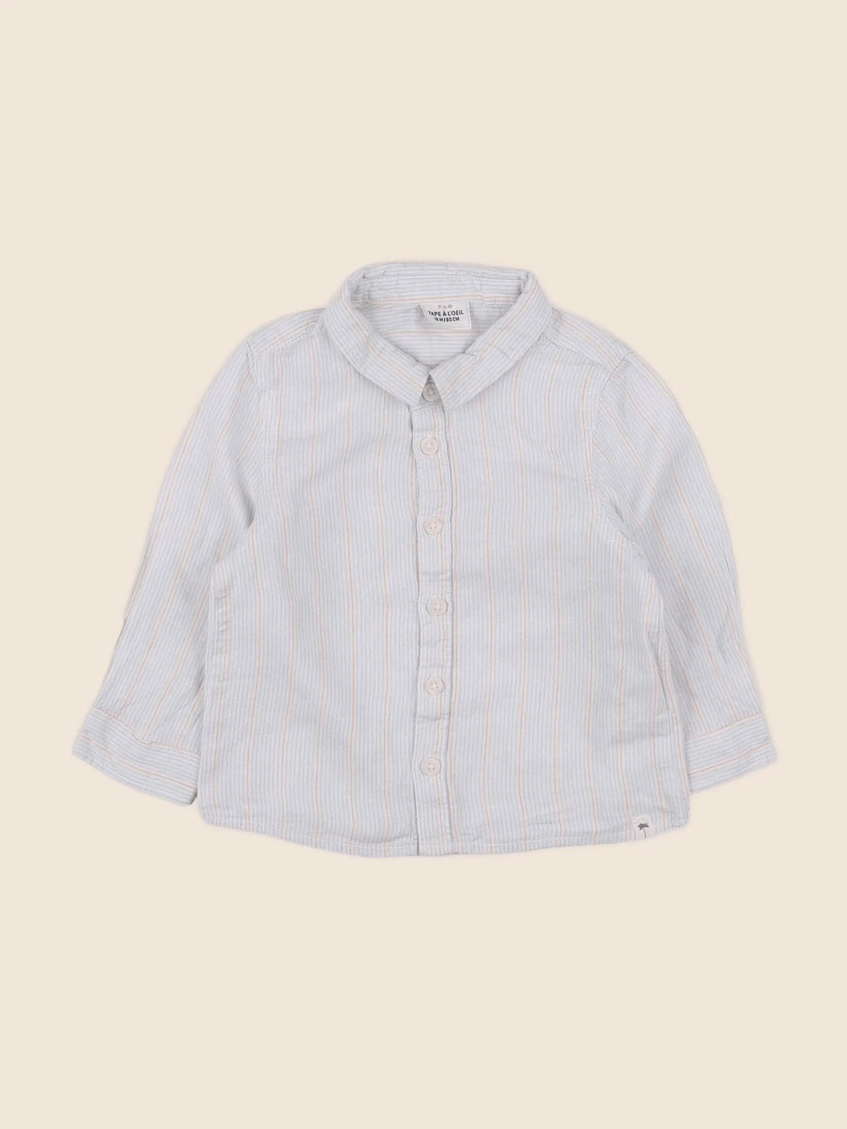 Tape à l'oeil - chemise bleu - 18 mois