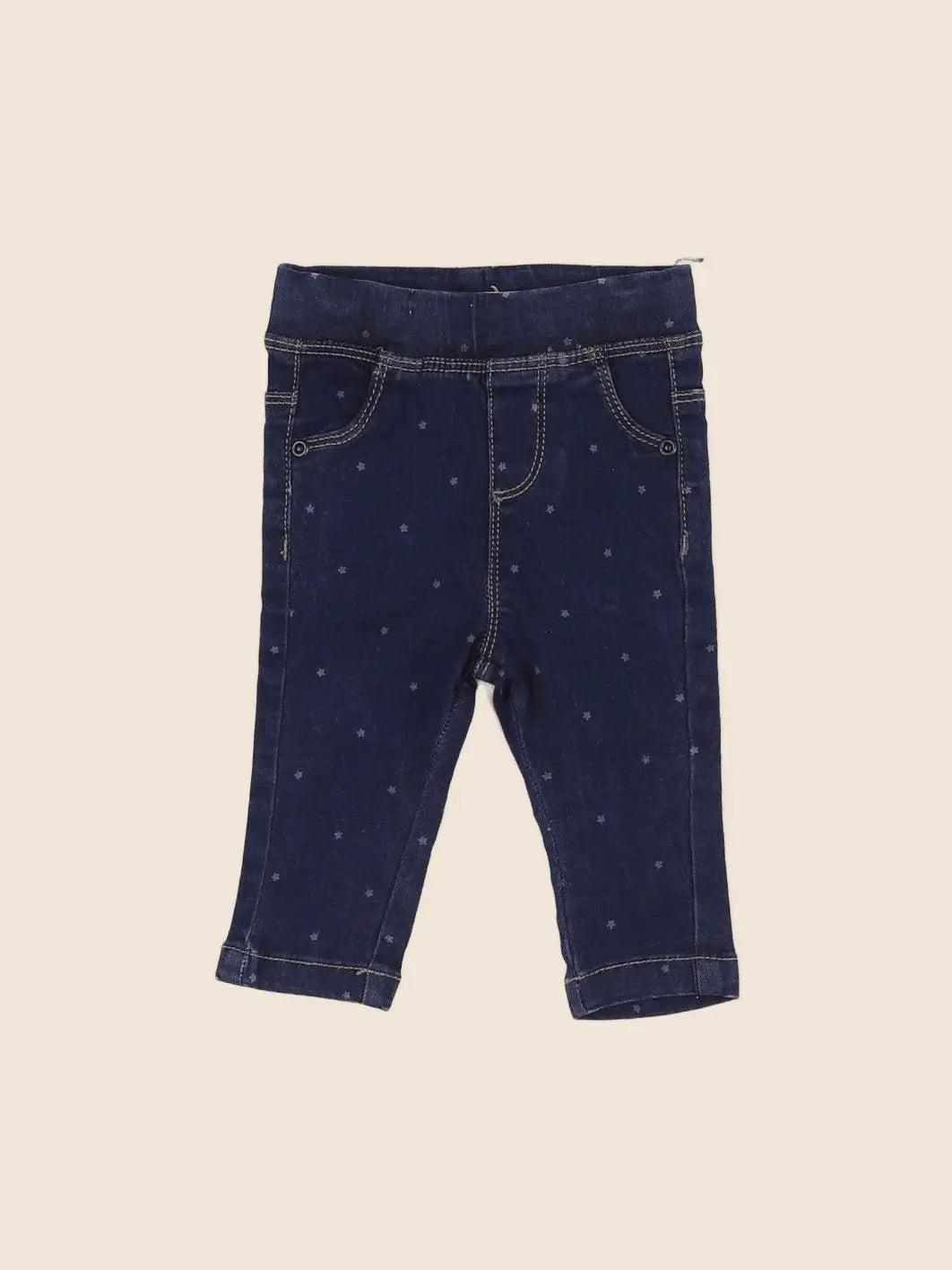 Vertbaudet - jegging bleu - 3 mois