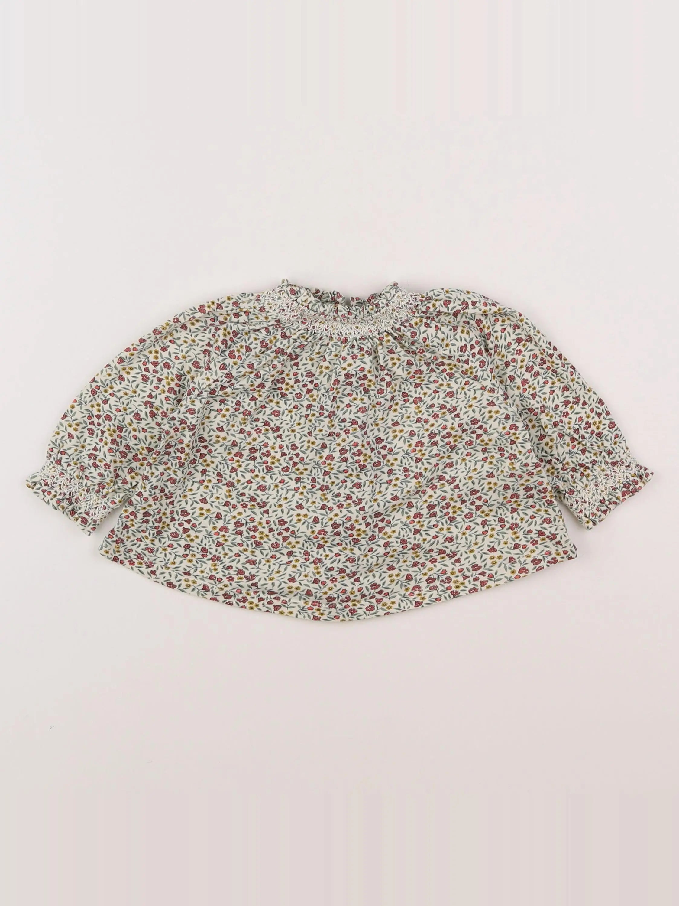 Vertbaudet - blouse multicolore - 6 mois