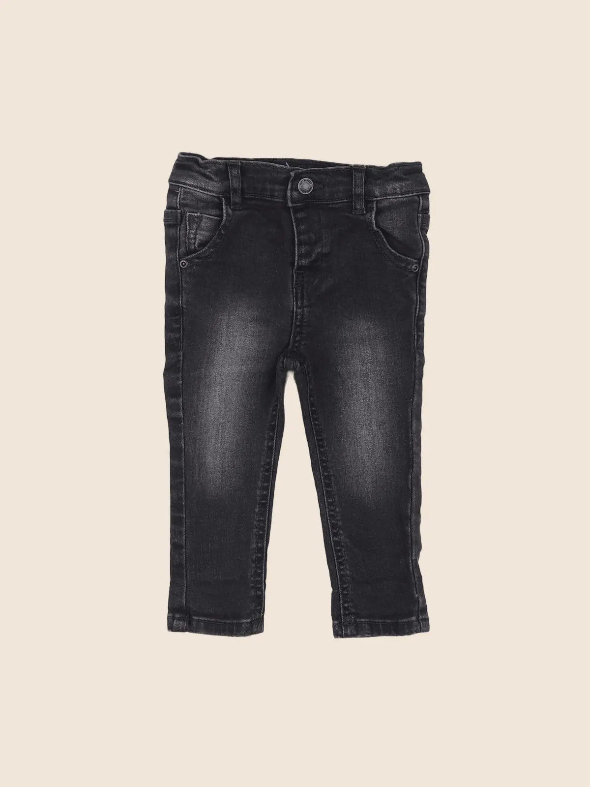 Vertbaudet - jean gris - 9 mois