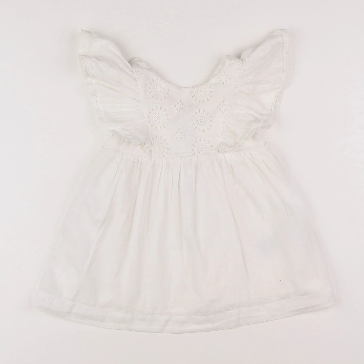 Vertbaudet - robe blanc - 2 ans