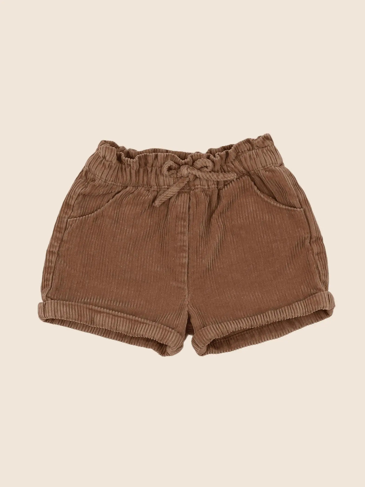 Vertbaudet - short marron - 18 mois