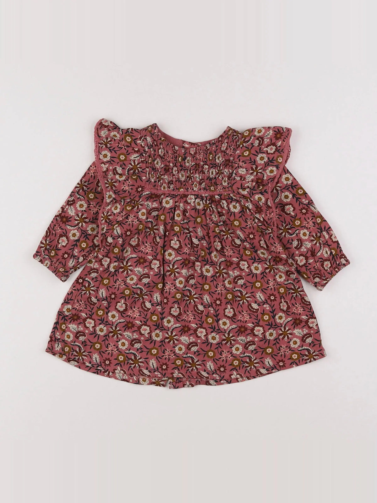 Vertbaudet - robe rose - 6 mois