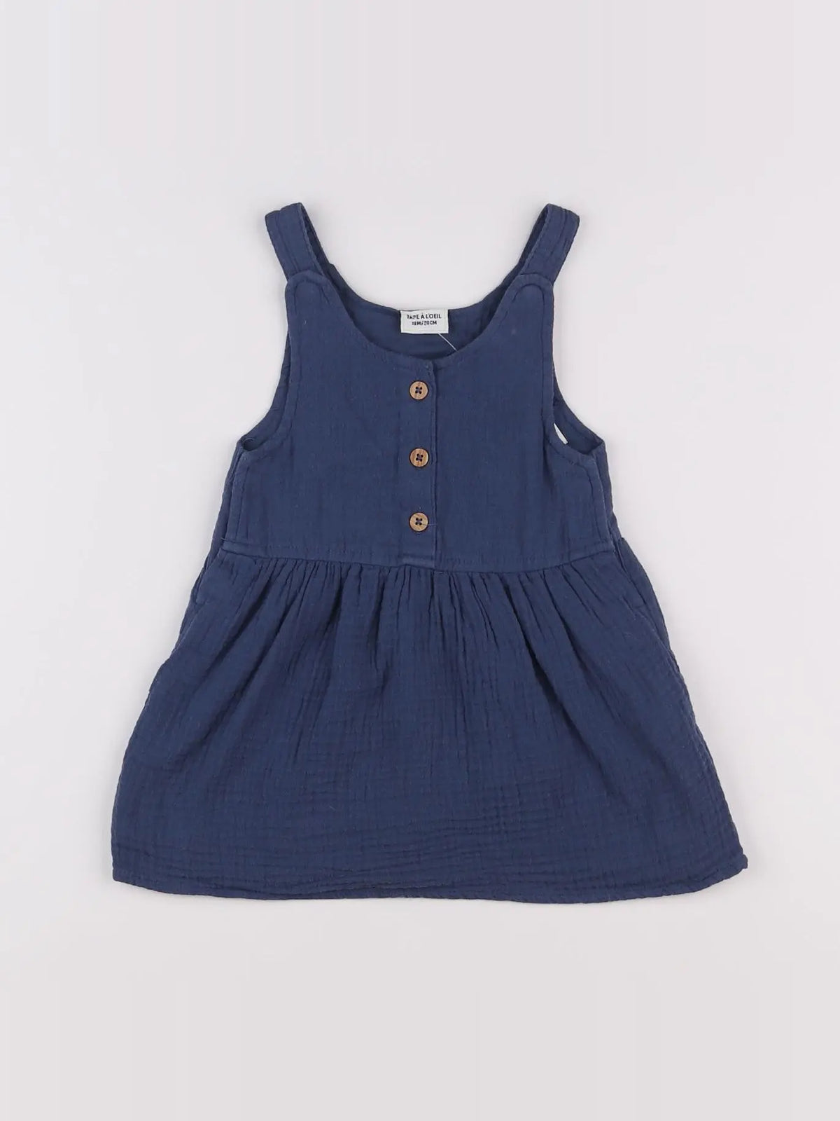 Tape à l'oeil - robe bleu - 18 mois