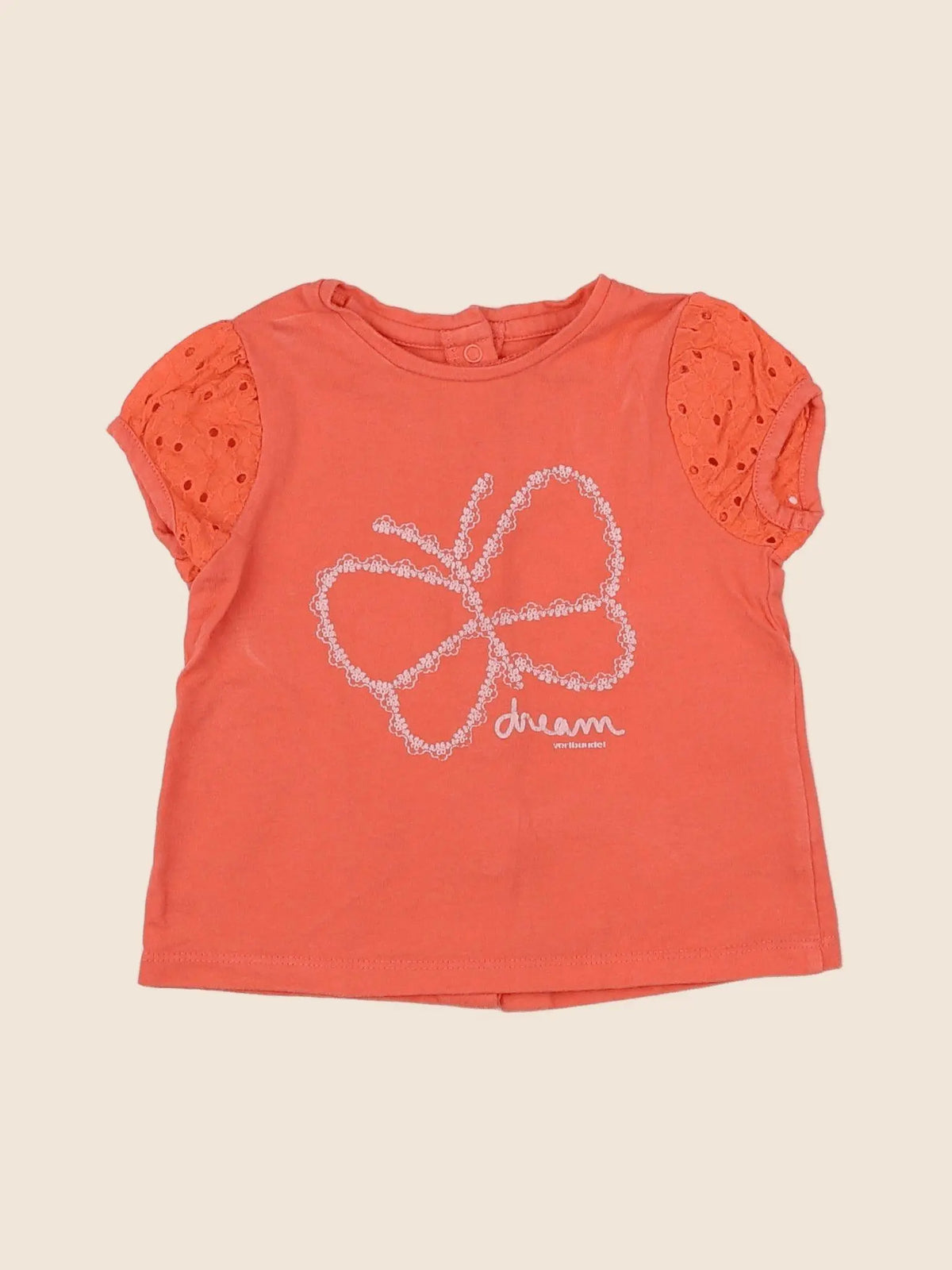 Vertbaudet - tee-shirt rose - 6 mois