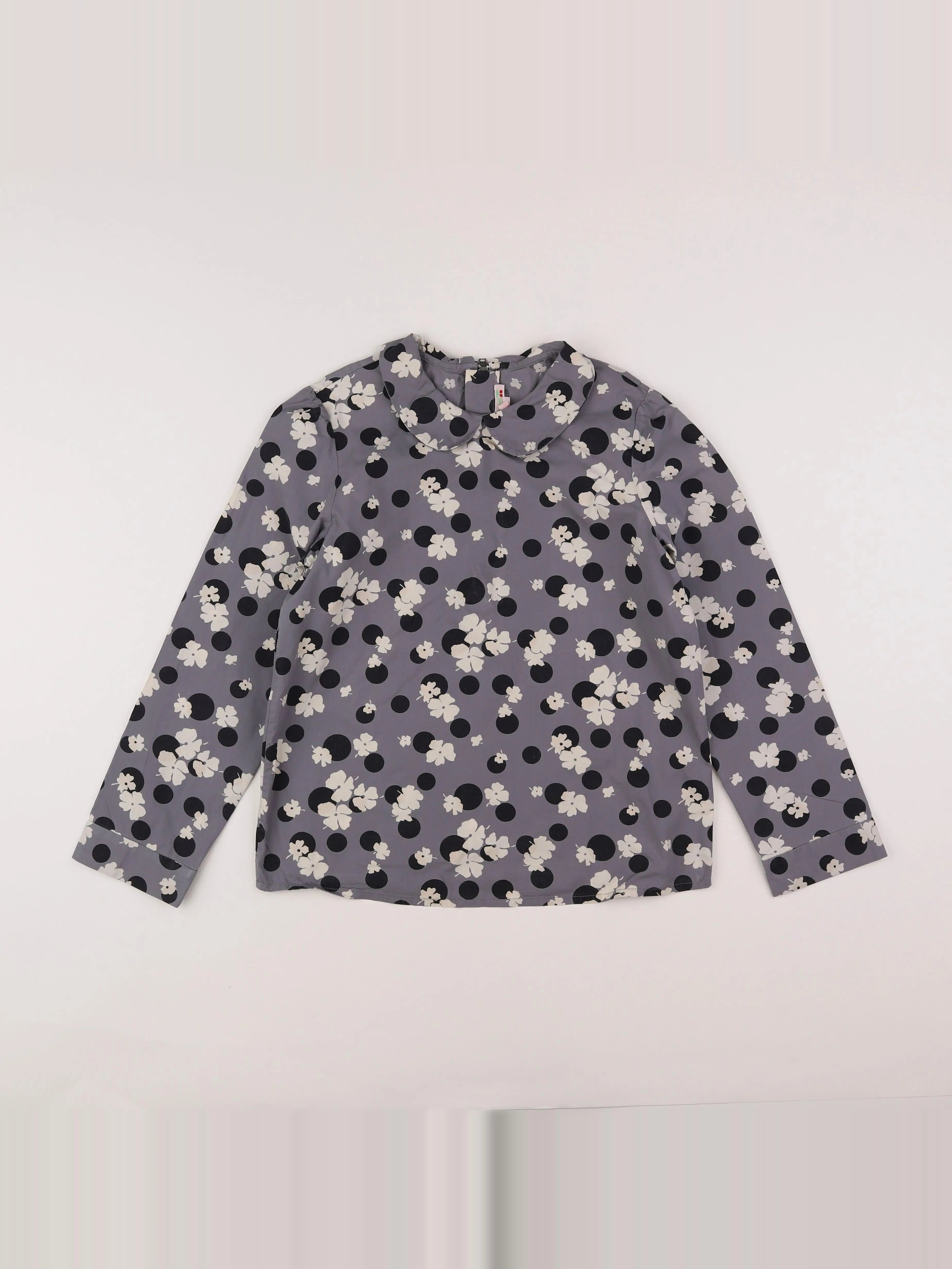 Bonpoint - blouse gris - 12 ans