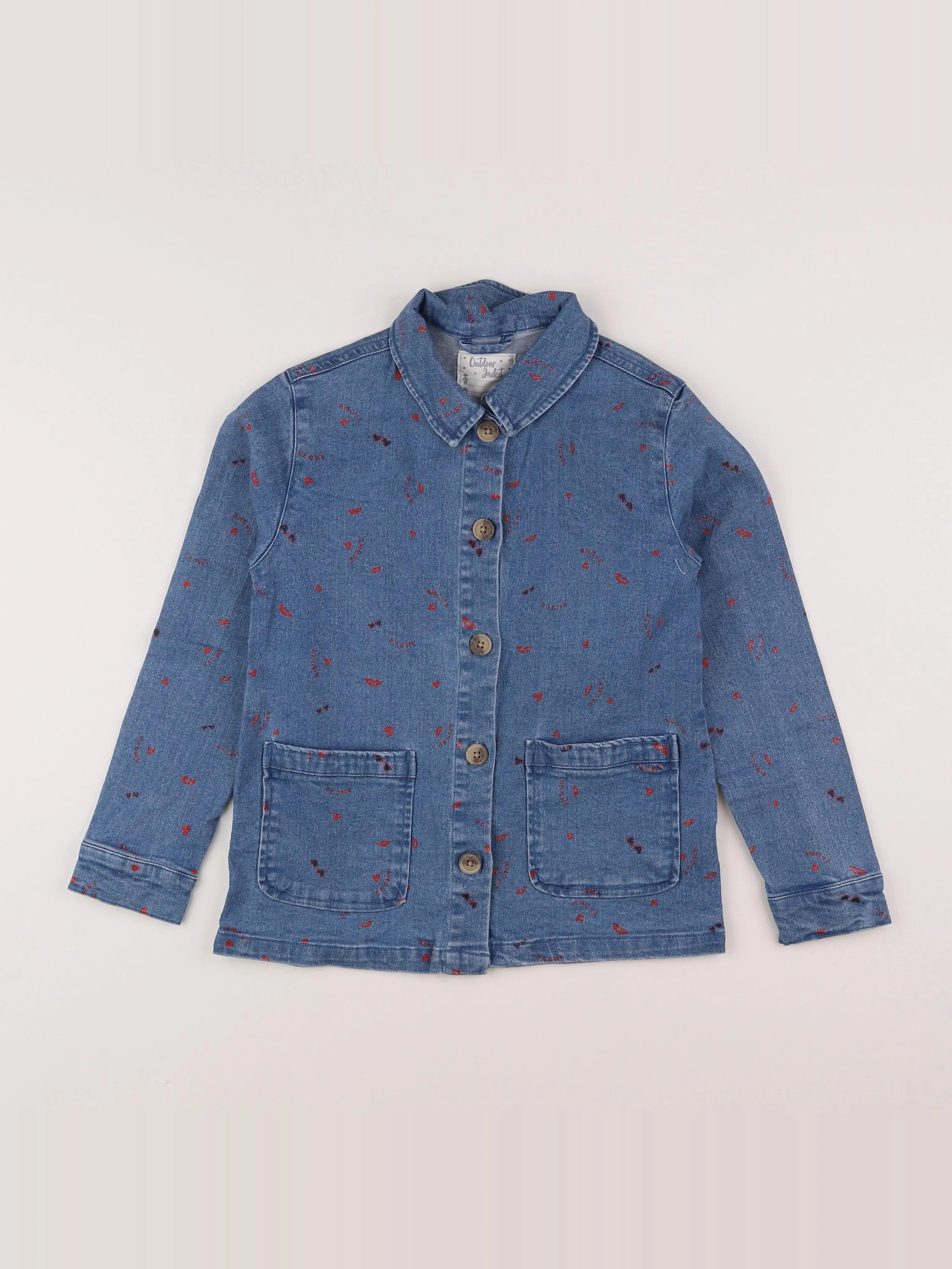 Vertbaudet - veste bleu - 10 ans