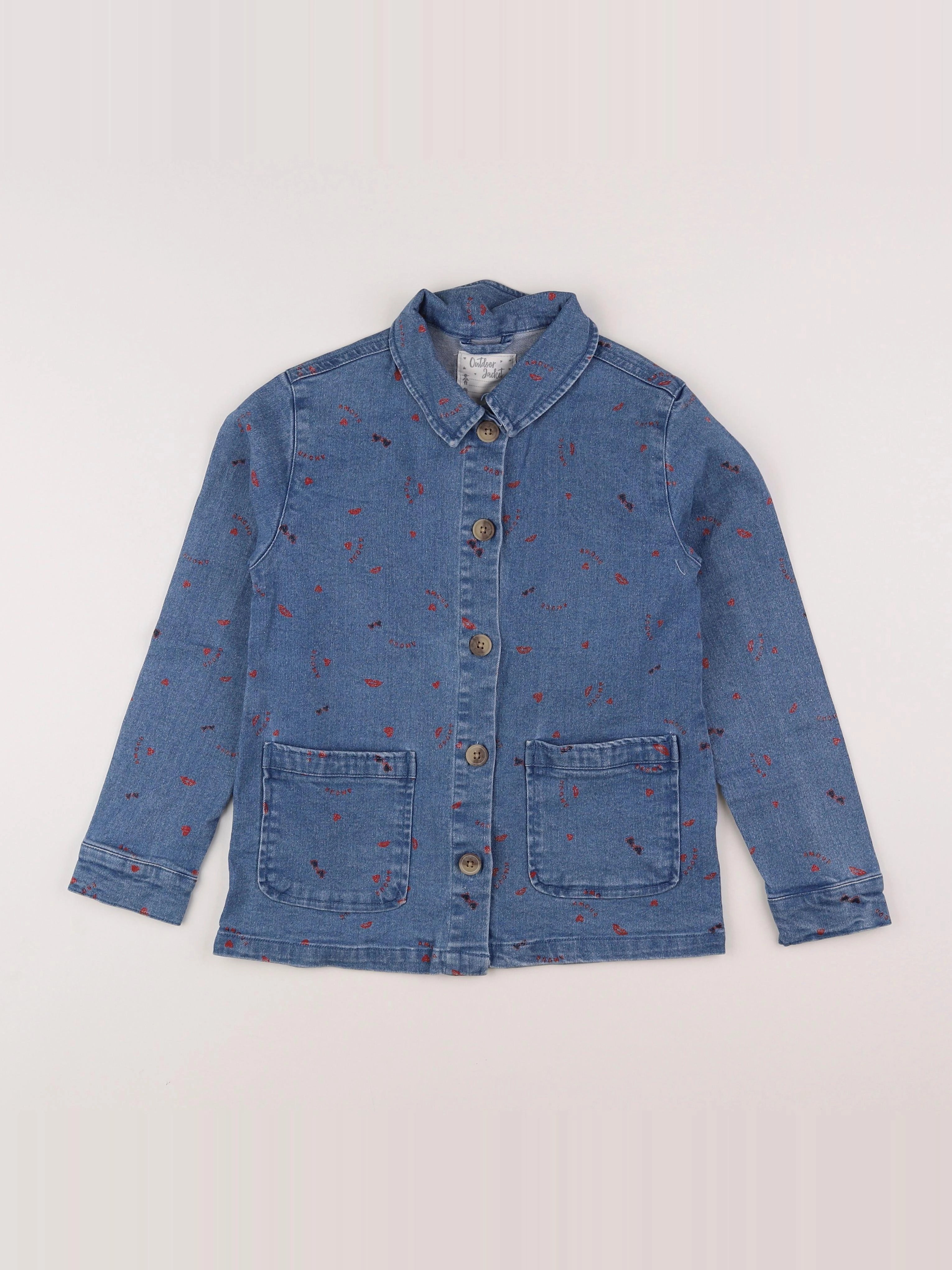 Vertbaudet - veste bleu - 10 ans