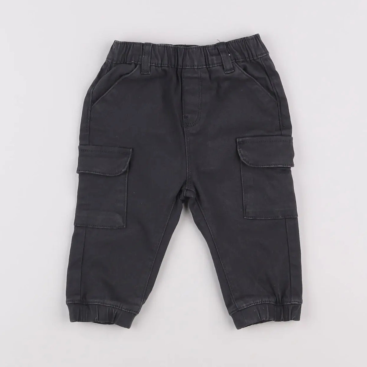 Vertbaudet - pantalon gris - 9 mois