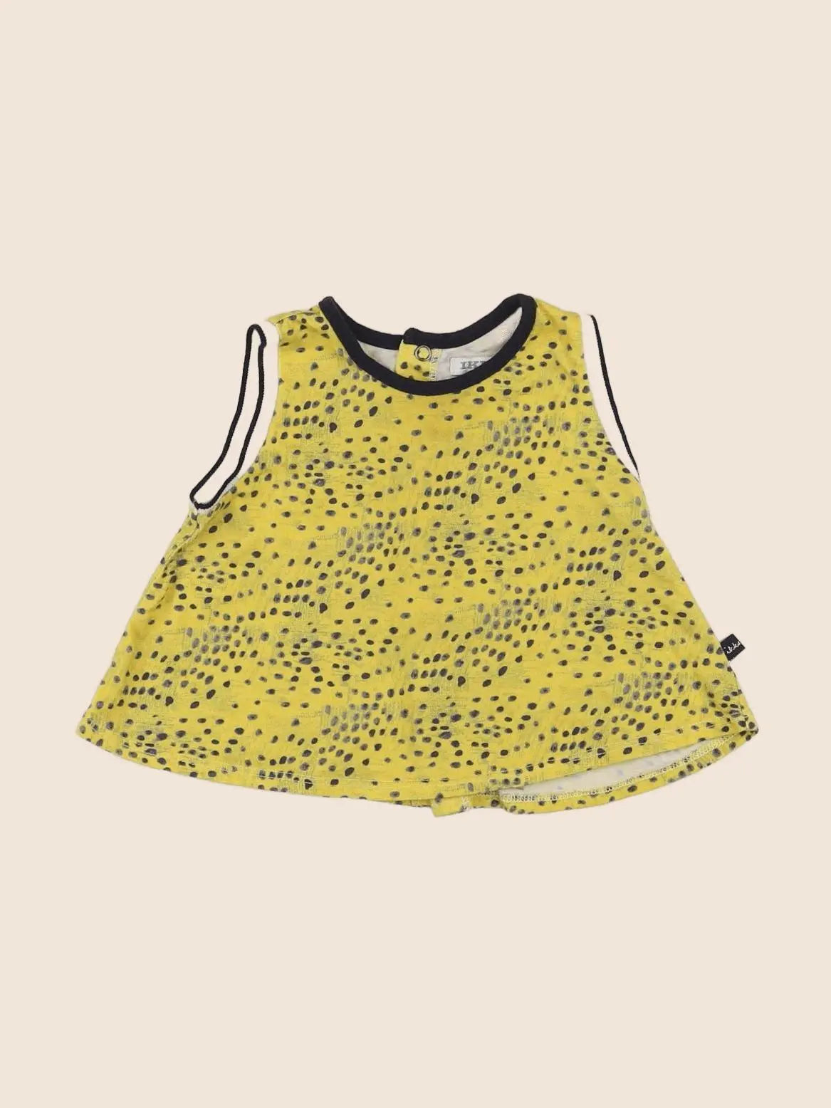 IKKS - blouse jaune - 12 mois