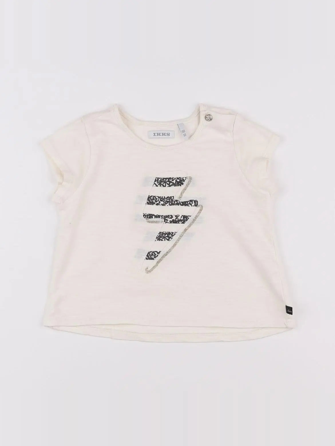 IKKS - tee-shirt beige - 18 mois