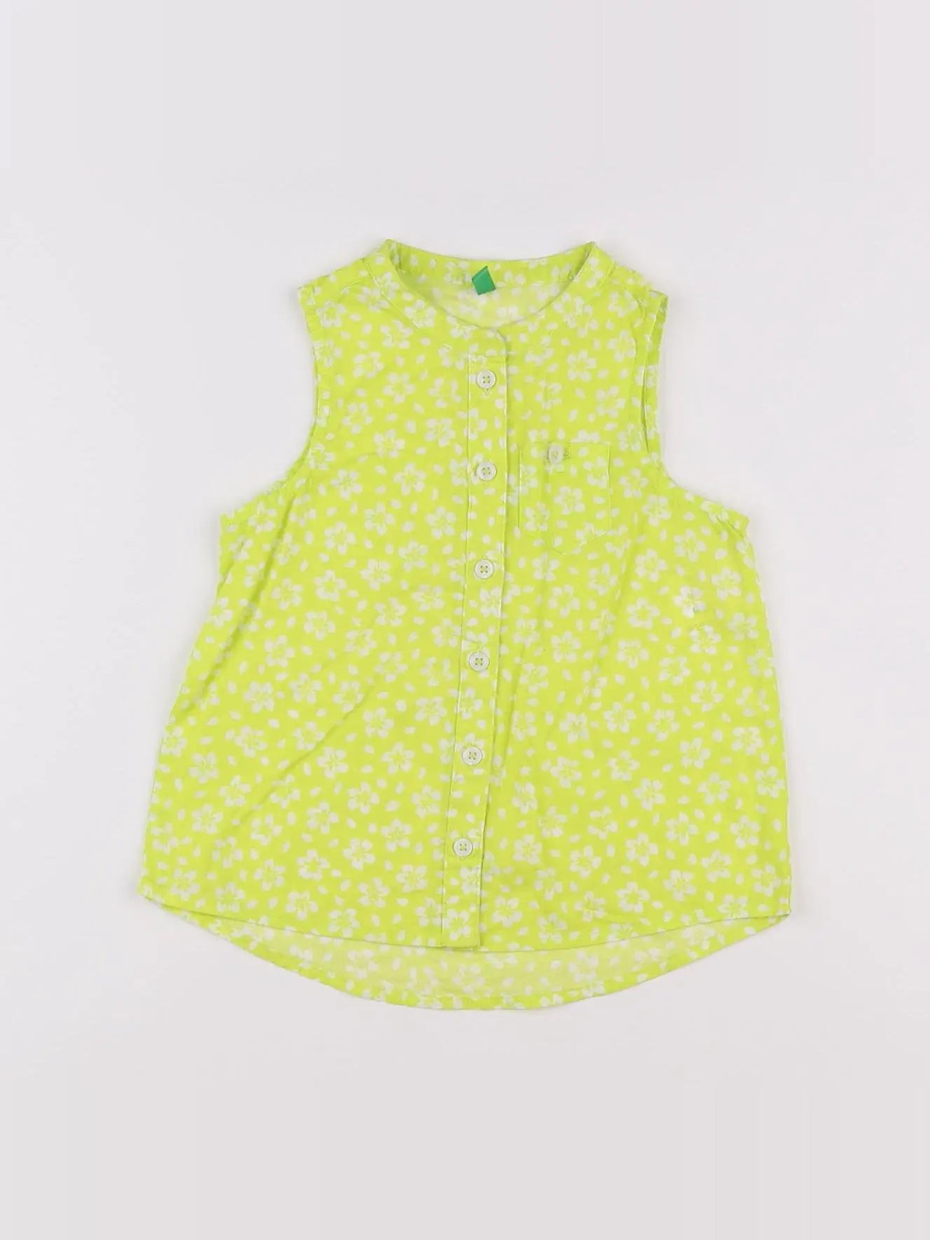 Benetton - chemise jaune - 2 ans