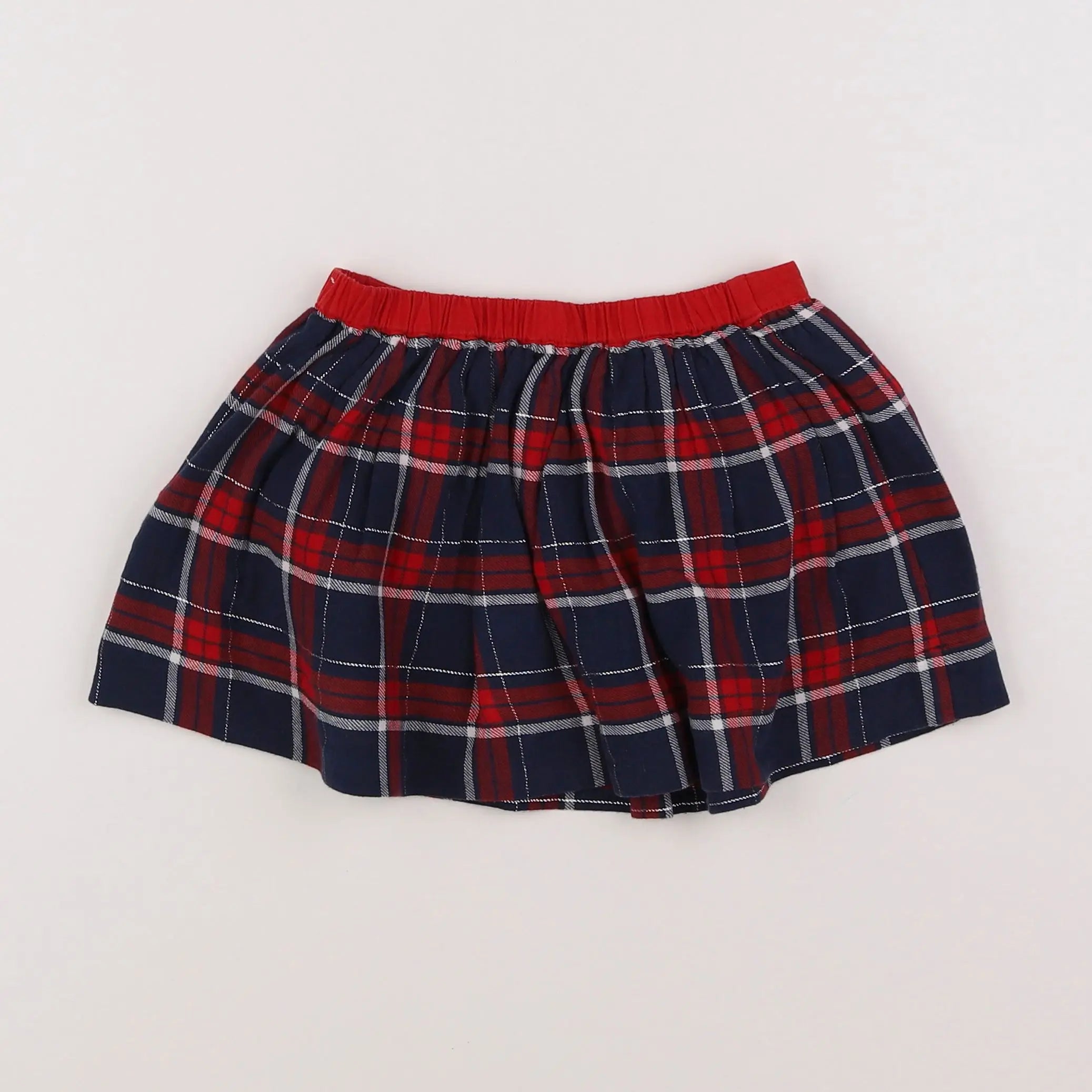 Vertbaudet - jupe bleu, rouge - 3 ans