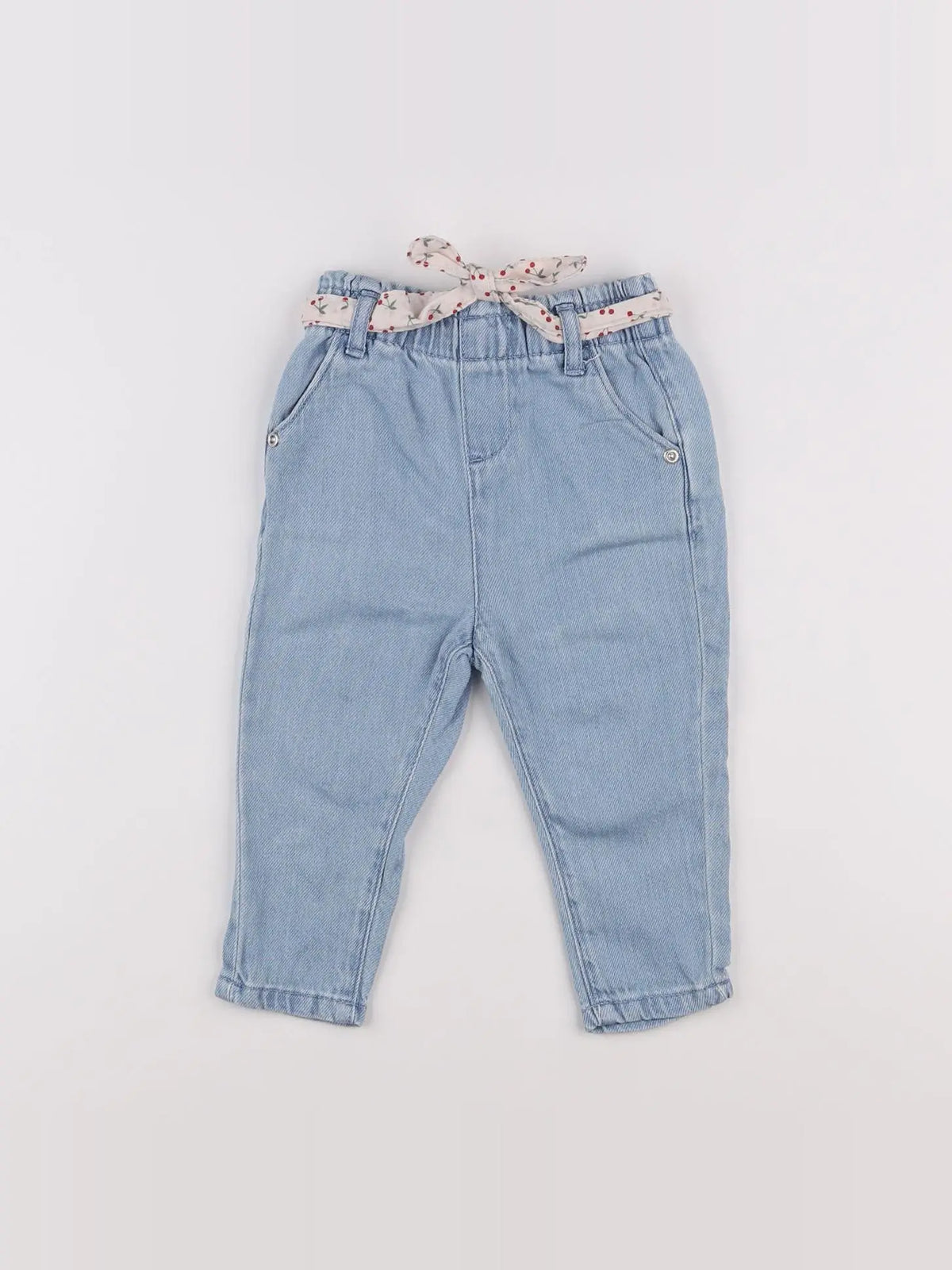 Vertbaudet - jean bleu - 9 mois